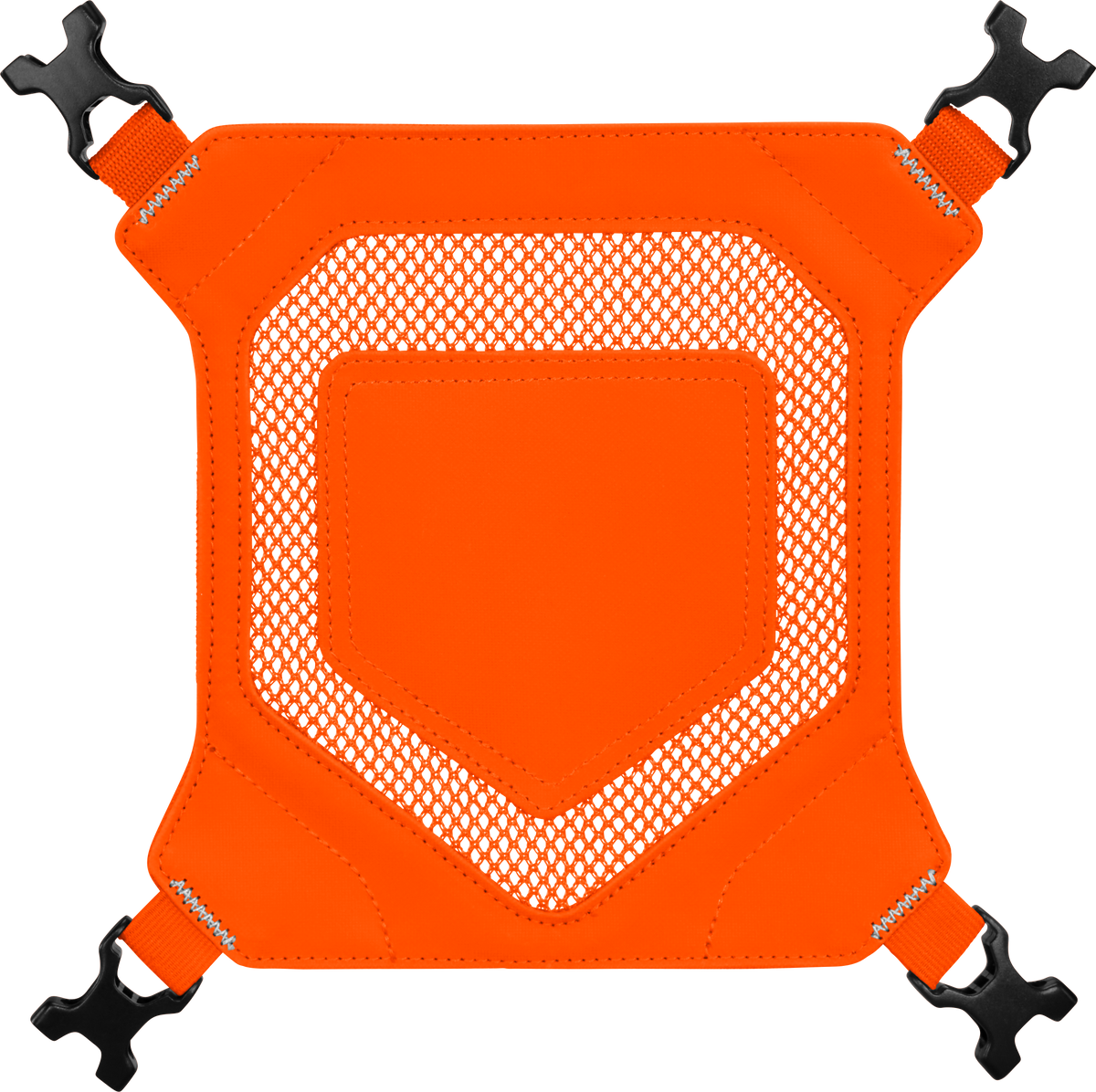Orange Easton Walk-Off Ethos Helmet Holder with quick attachment design for carrying batting helmets.