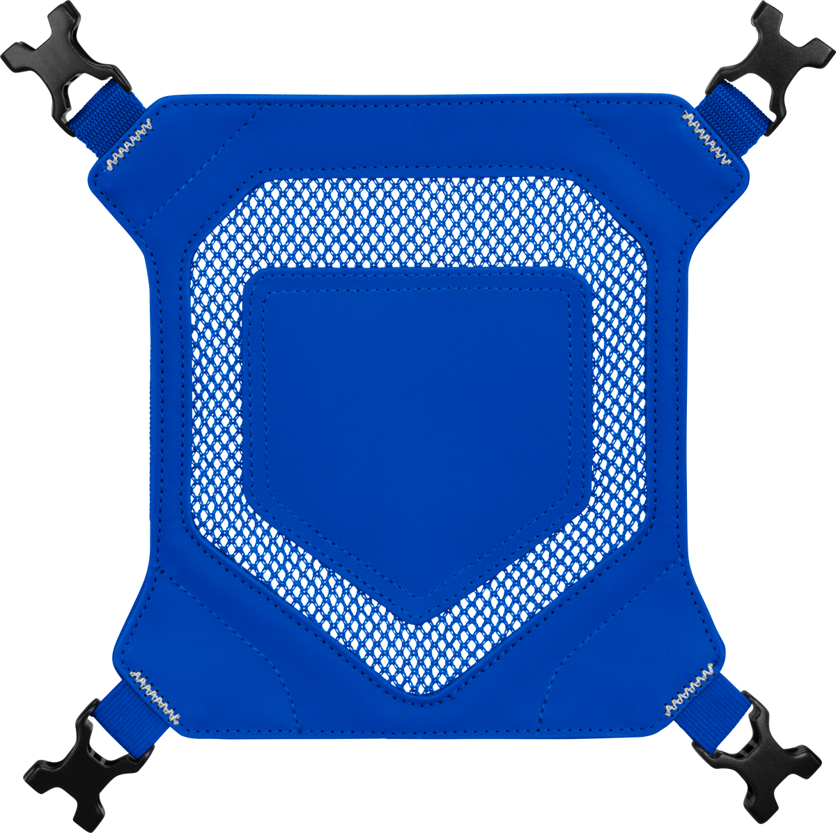Easton Walk-Off Ethos Helmet Holder in blue for carrying batting helmets, designed for quick attachment to Walk-Off Ethos backpacks.