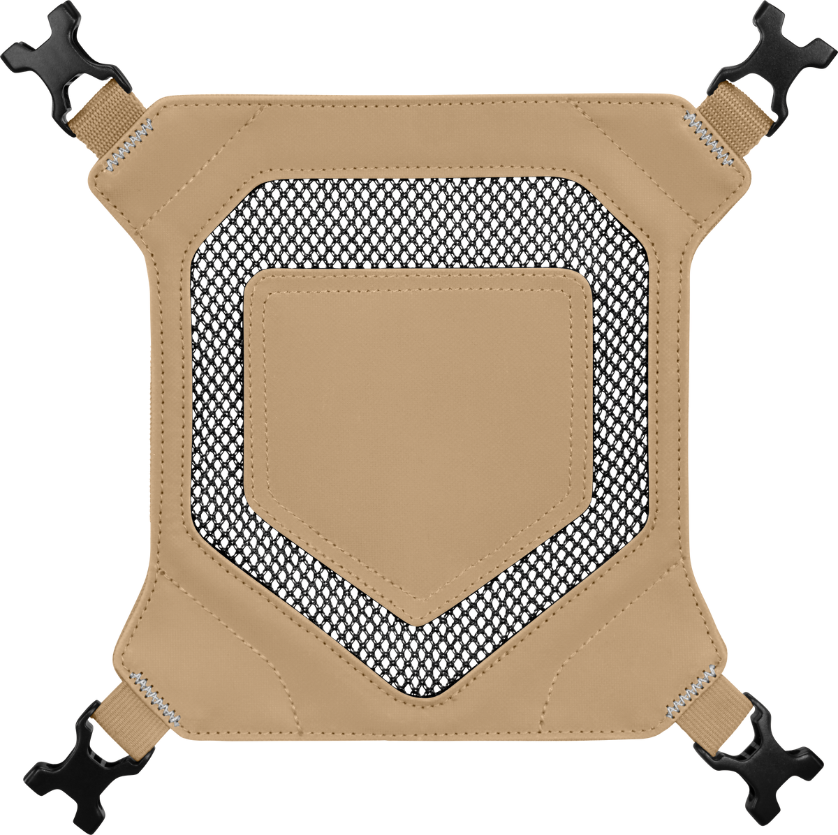 Easton Walk-Off Ethos Helmet Holder accessory in tan and black, designed for secure helmet carrying.