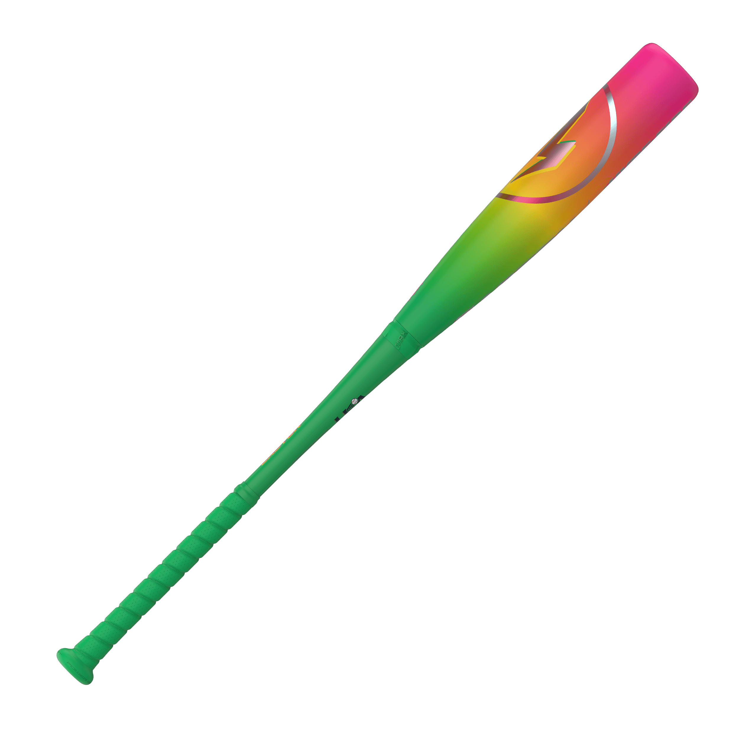 2026 Easton Hype Fire (-8) USA Baseball Bat side profile, showing vibrant thermal-inspired color gradient