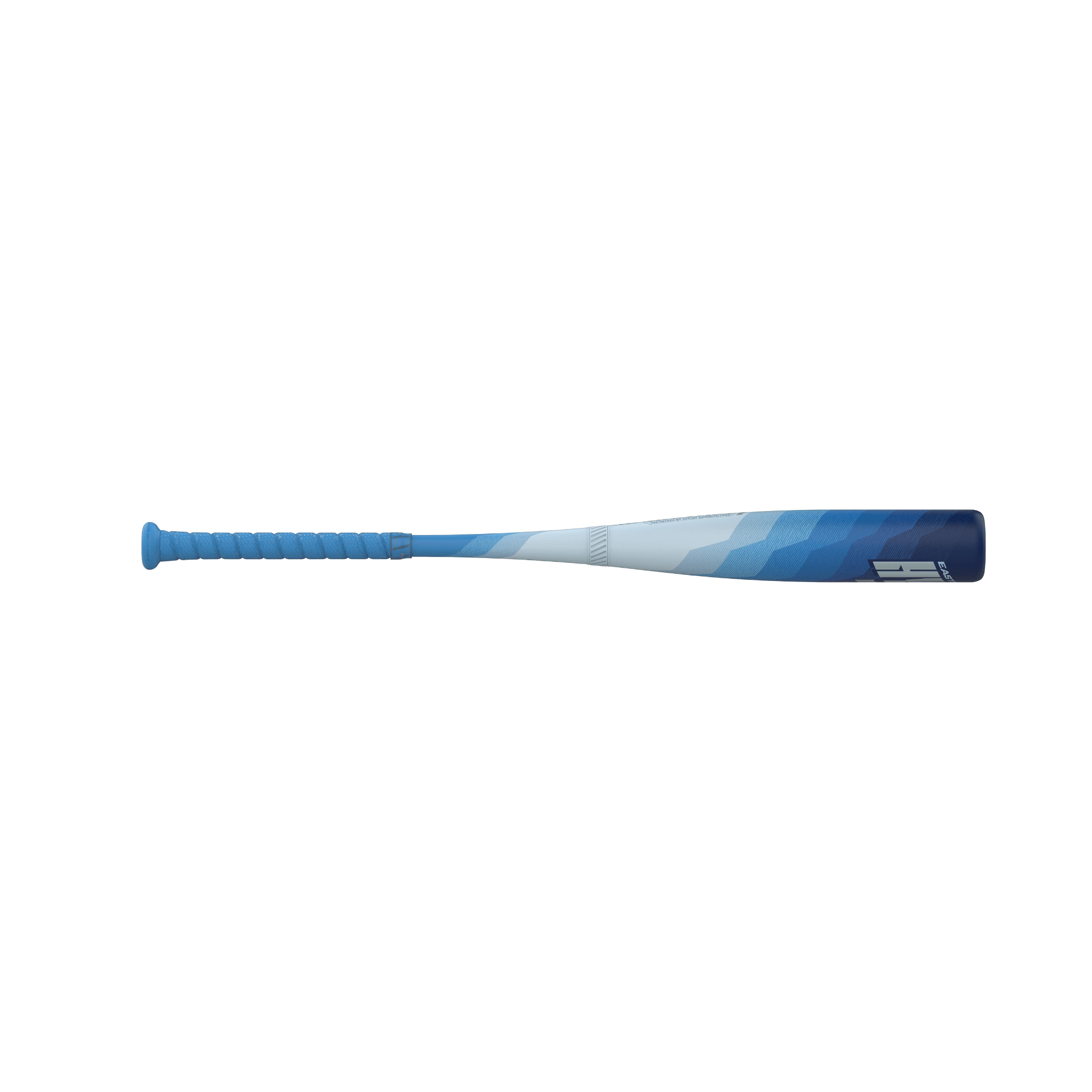 Easton Hype Fire 2024 Arctic Flame Limited Edition USSSA-10 Baseball Bat, showcasing a blue gradient design.