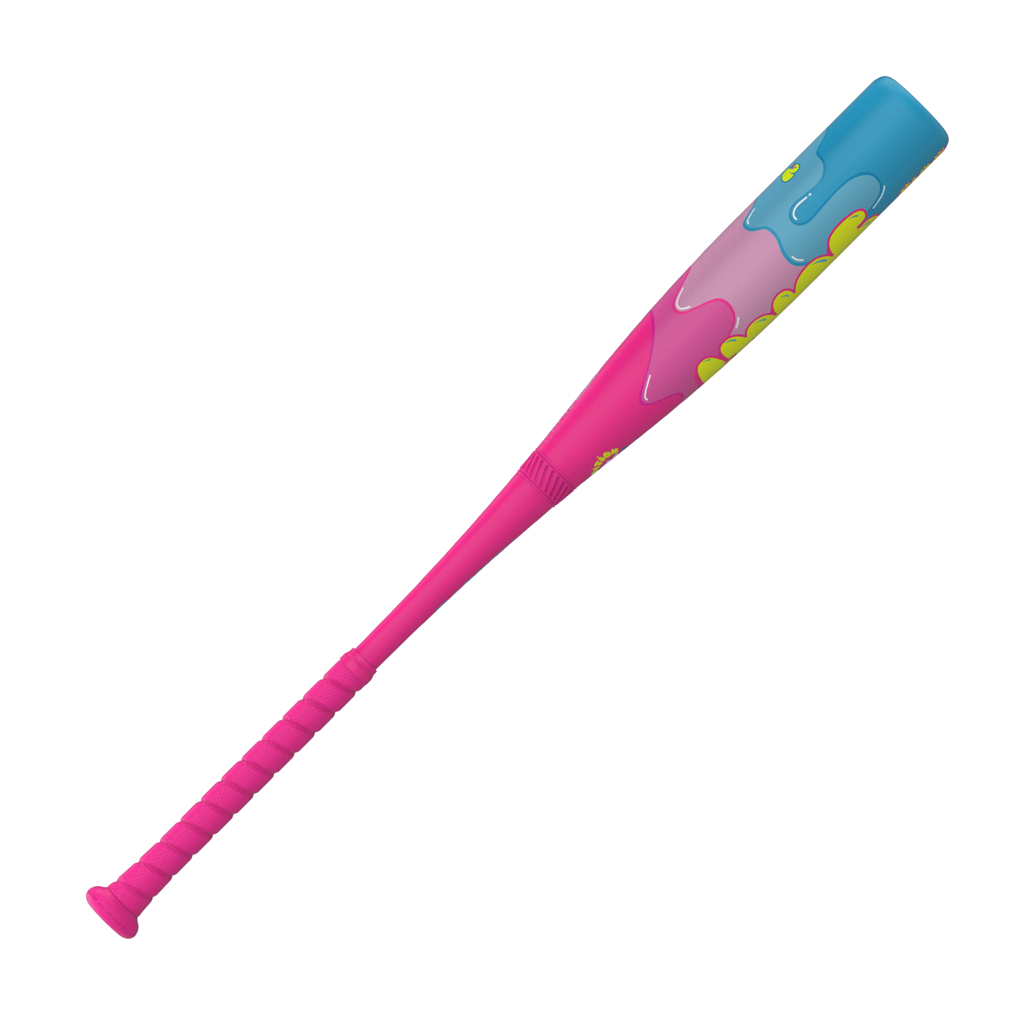 Easton Hype Fire Pool Party Limited Edition (-10) USSSA baseball bat in vibrant pink and blue design.