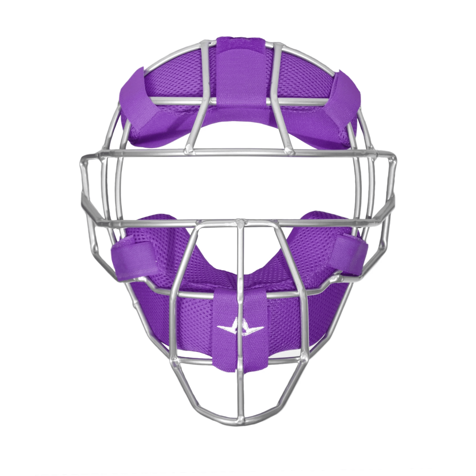 All-Star S7 Traditional Face Mask with LUC Pads in purple, featuring a lightweight steel cage and moisture-wicking fabric.