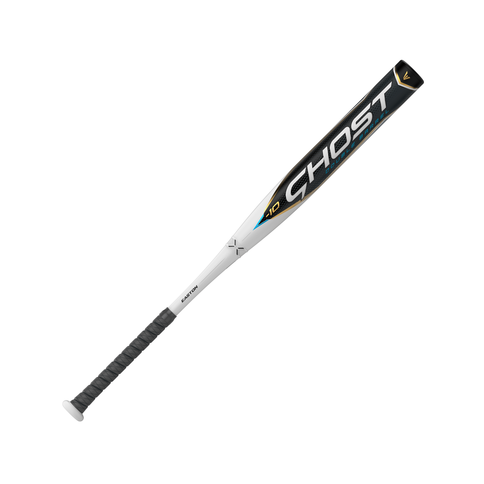 Easton Ghost Fastpitch Bat (-10) with Sonic Comp™ for low barrel compression and durability.