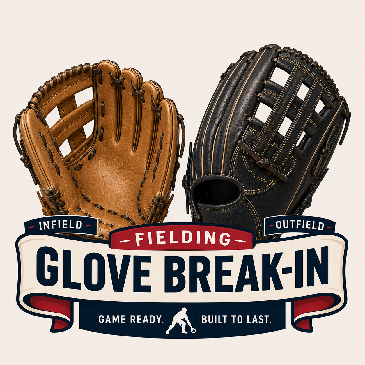 Fielding Gloves - Game Ready Break-In