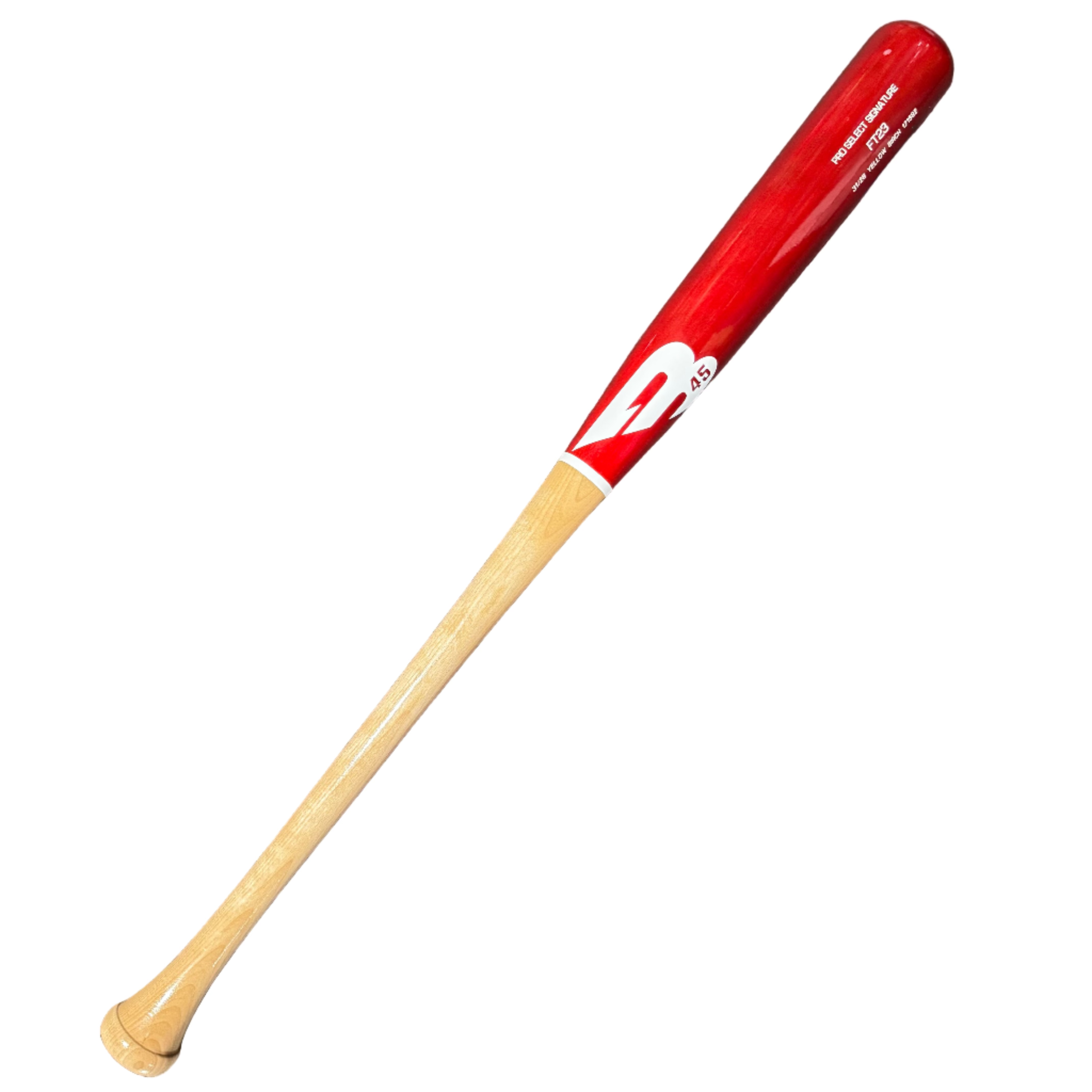 B45 Pro Select FT23 Varnished/Cherry/White Wood Baseball Bat
