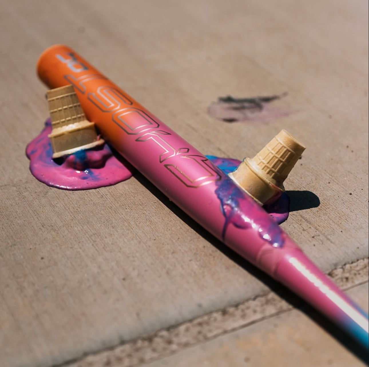 2026 Easton Ghost OG Rainbow Sherbet (-11) Fastpitch Softball Bat