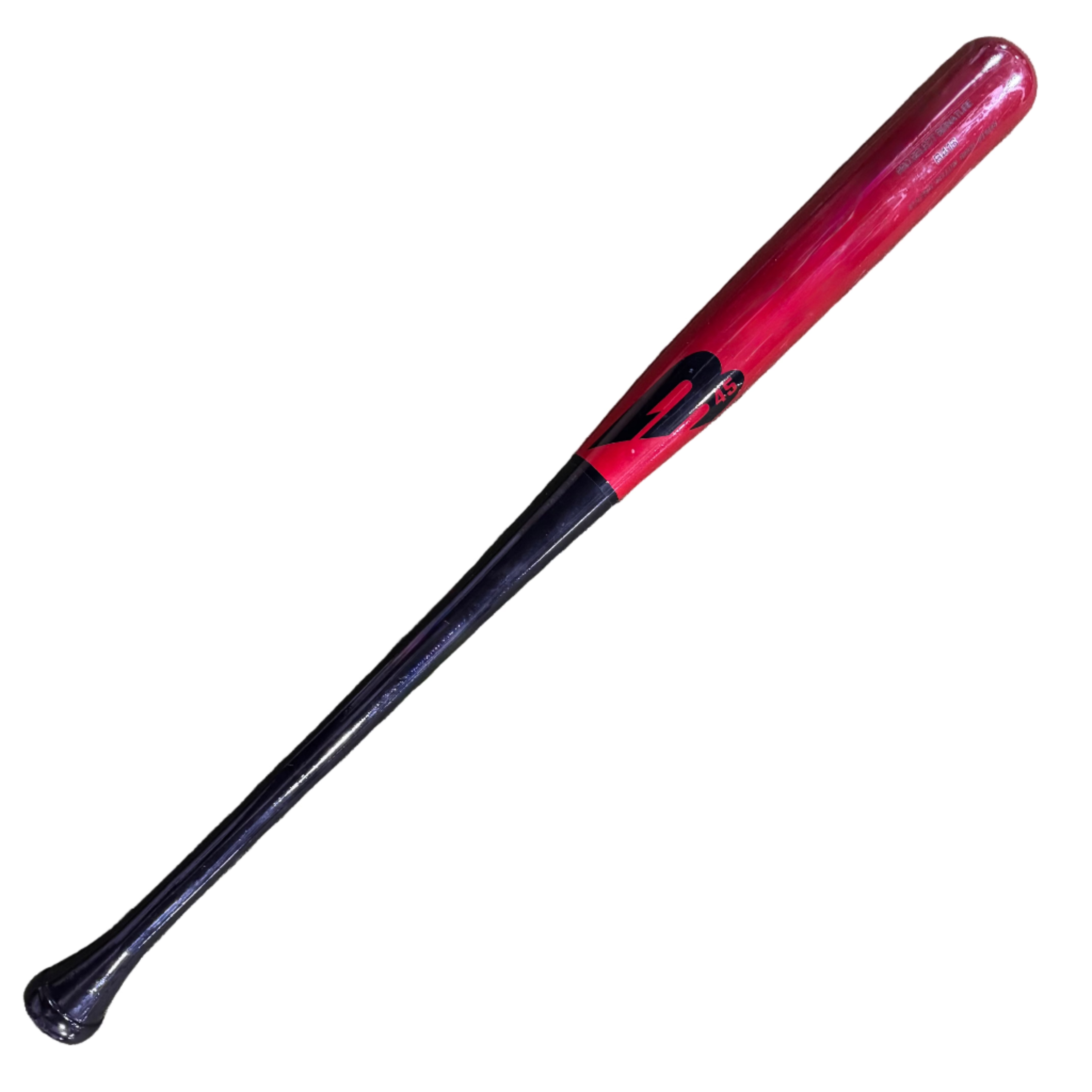 B45 B416 Premium Bat Black/Cherry/Black Wood Baseball Bat