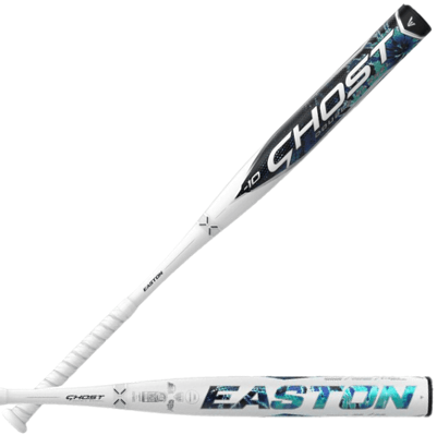 Easton Ghost TD 31/21 -10 fastpitch bat in limited edition Tie-Dye design, showcasing Ghost Double Barrel construction.