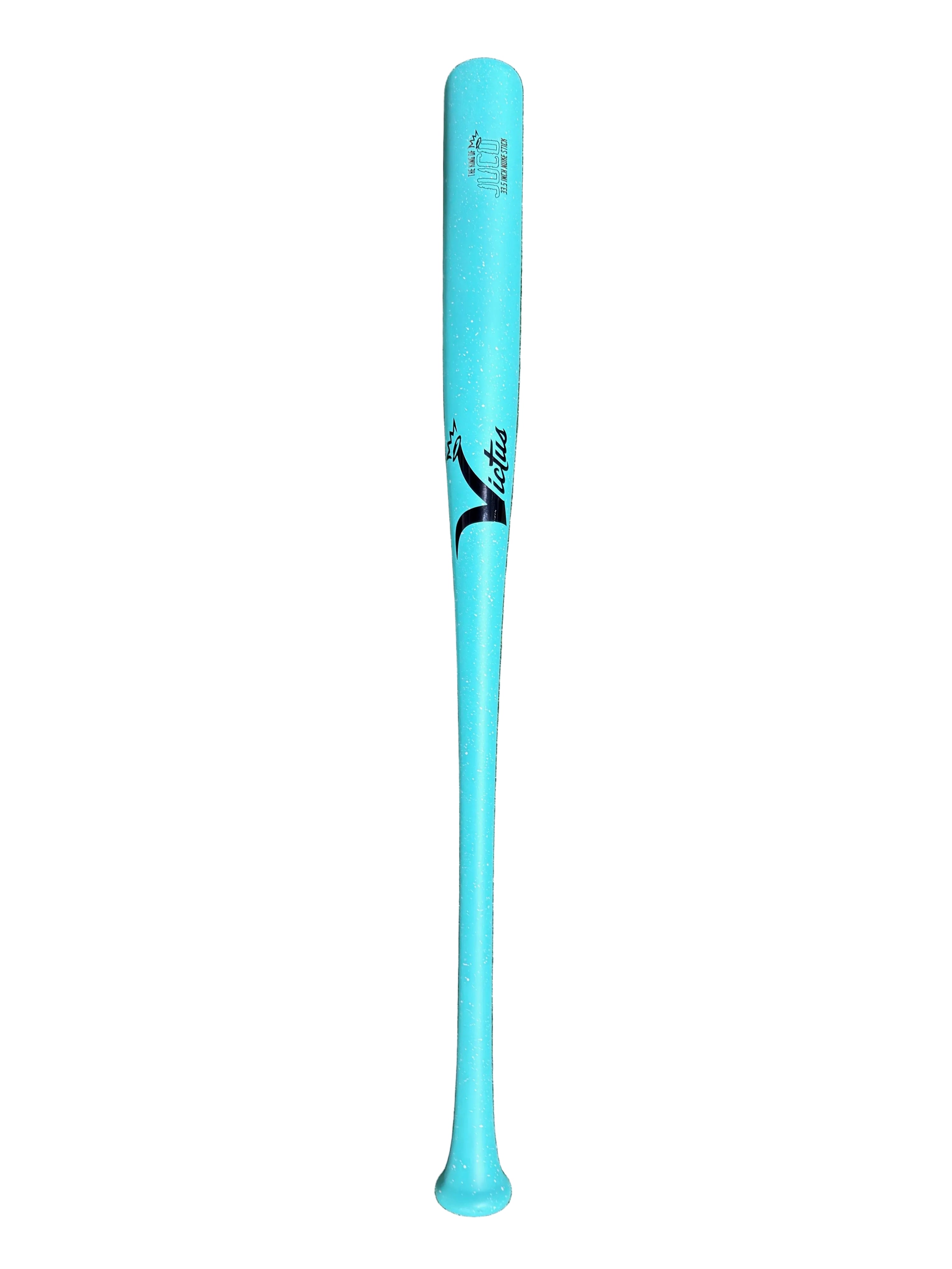Victus King Of Juco Flat Mint/White Spec Youth Nuke Wood Baseball Bat
