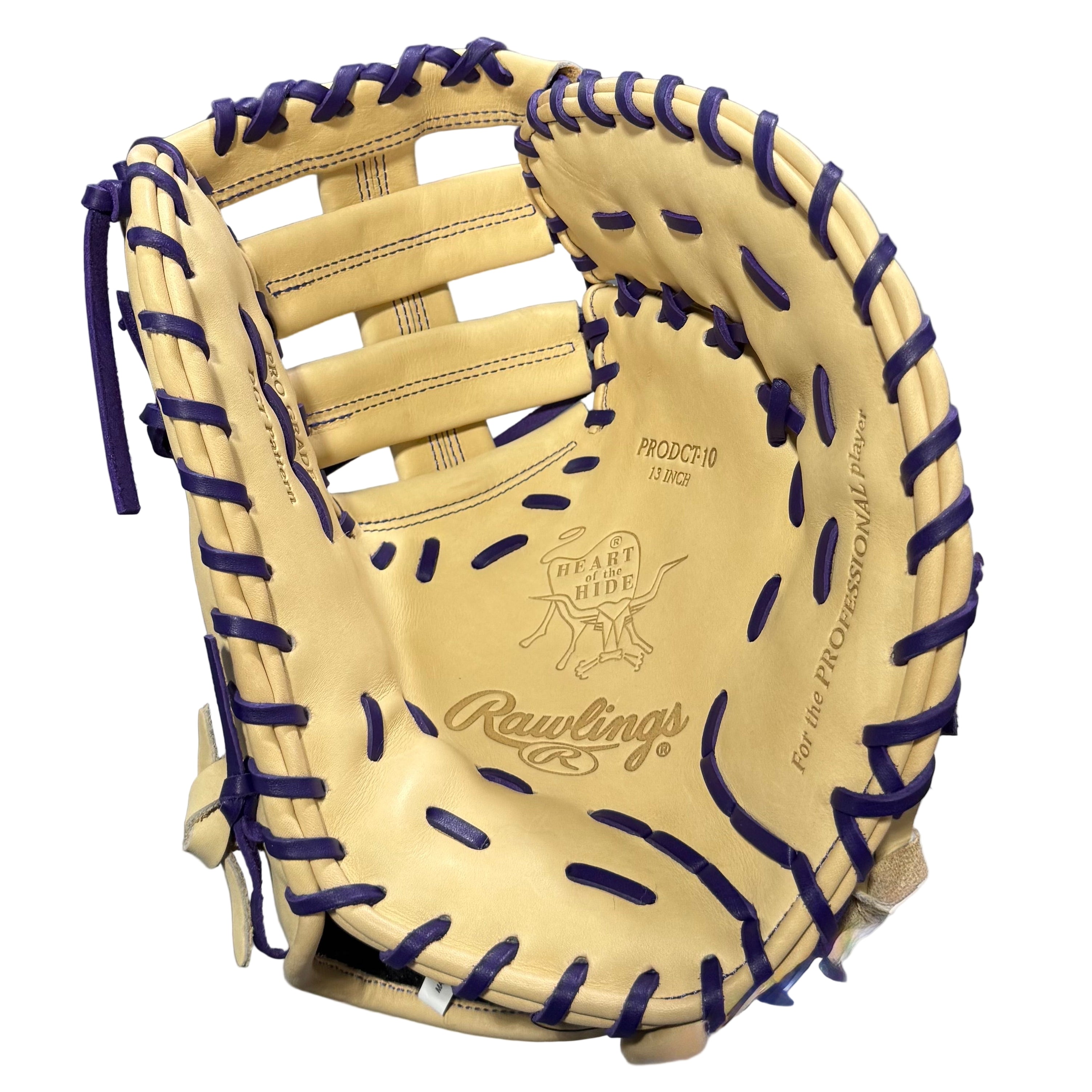 Rawlings Heart of The Hide Custom Baseball First Base Mitt PRODCT 13" Purple Sahara