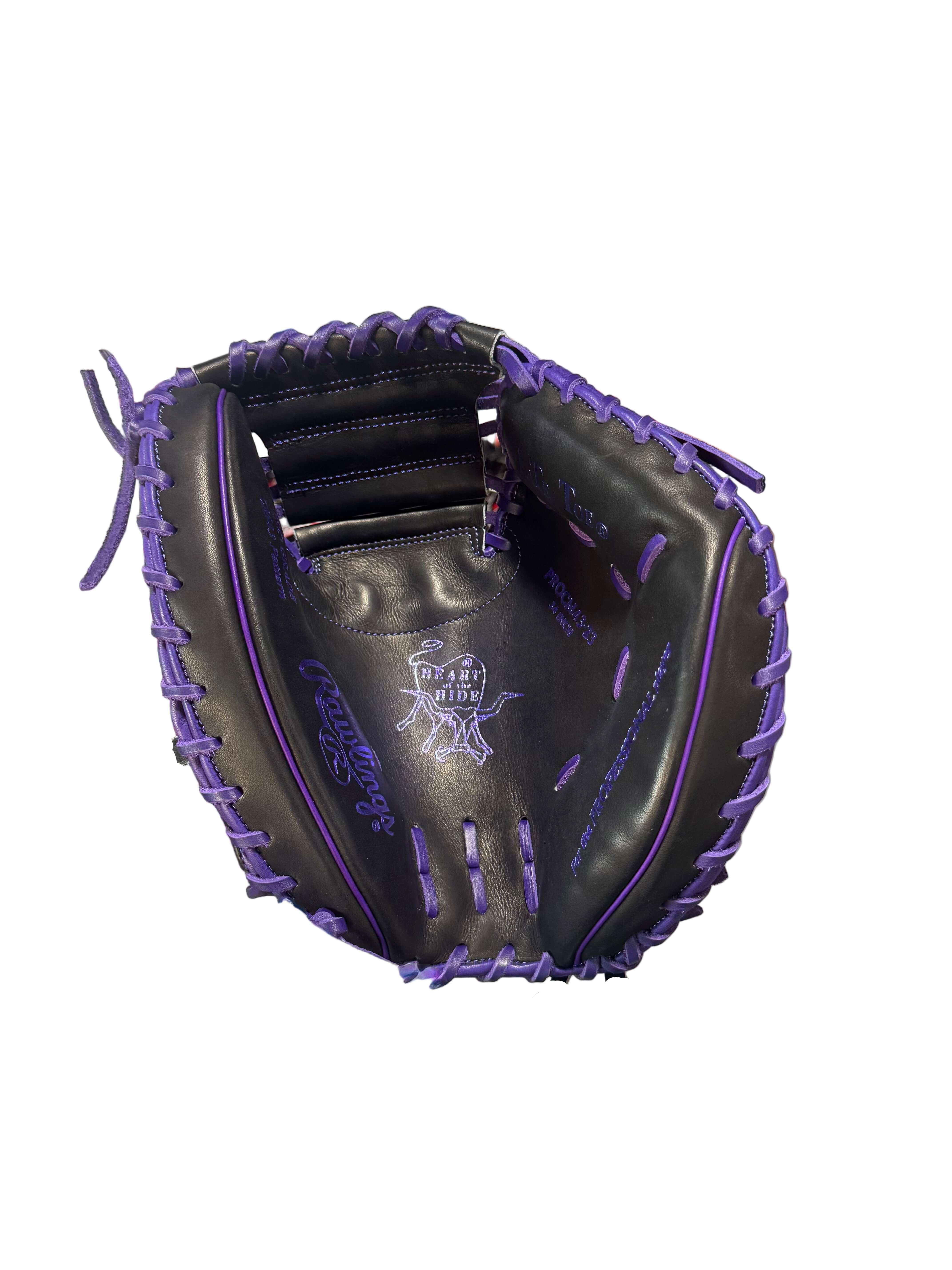 Rawlings Heart of The Hide Custom Catcher's Mitt PROCM43 34" Purple Venom