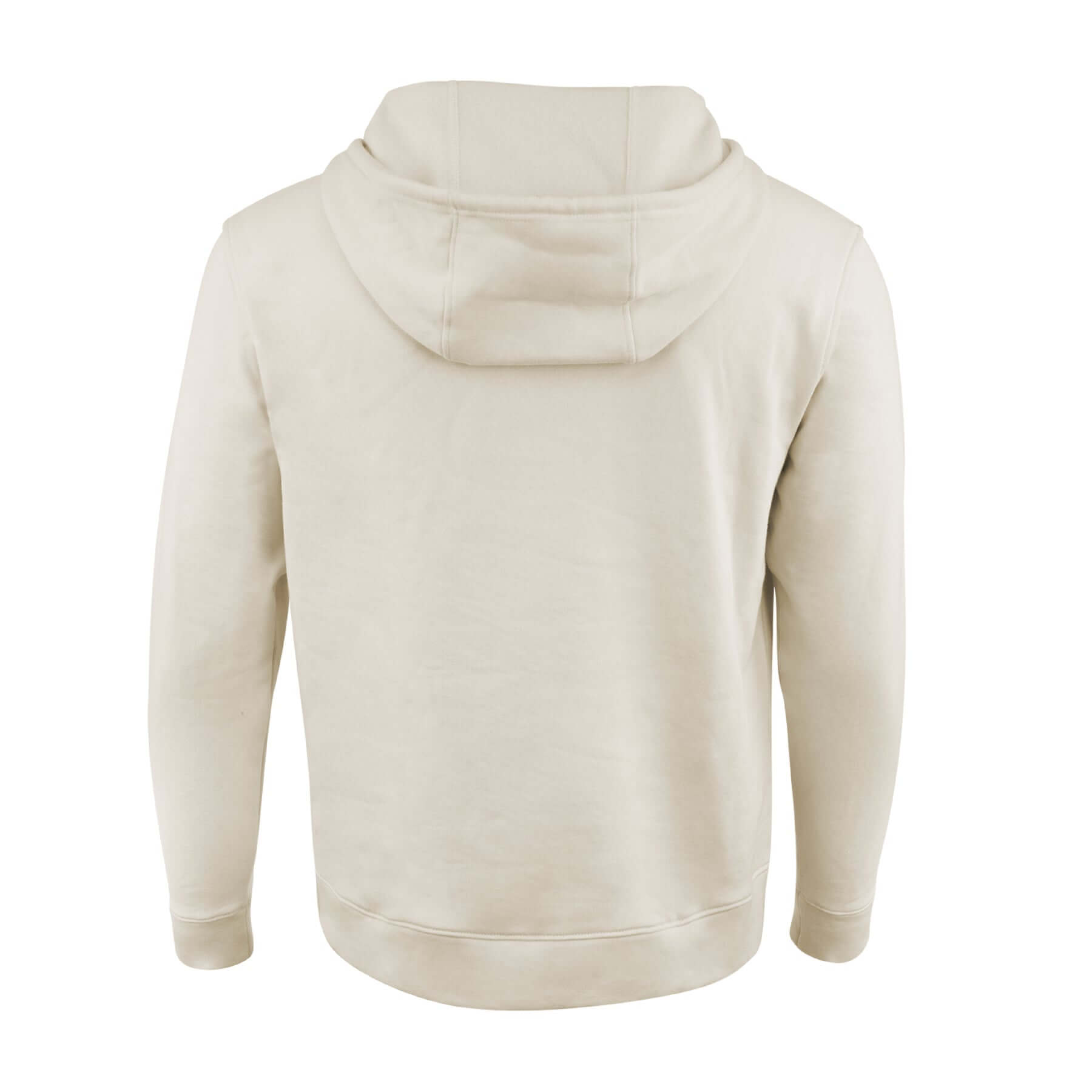Back view of King of Juco Tan Heavyweight Hoodie, featuring a soft, breathable fabric and a comfortable oversized fit.