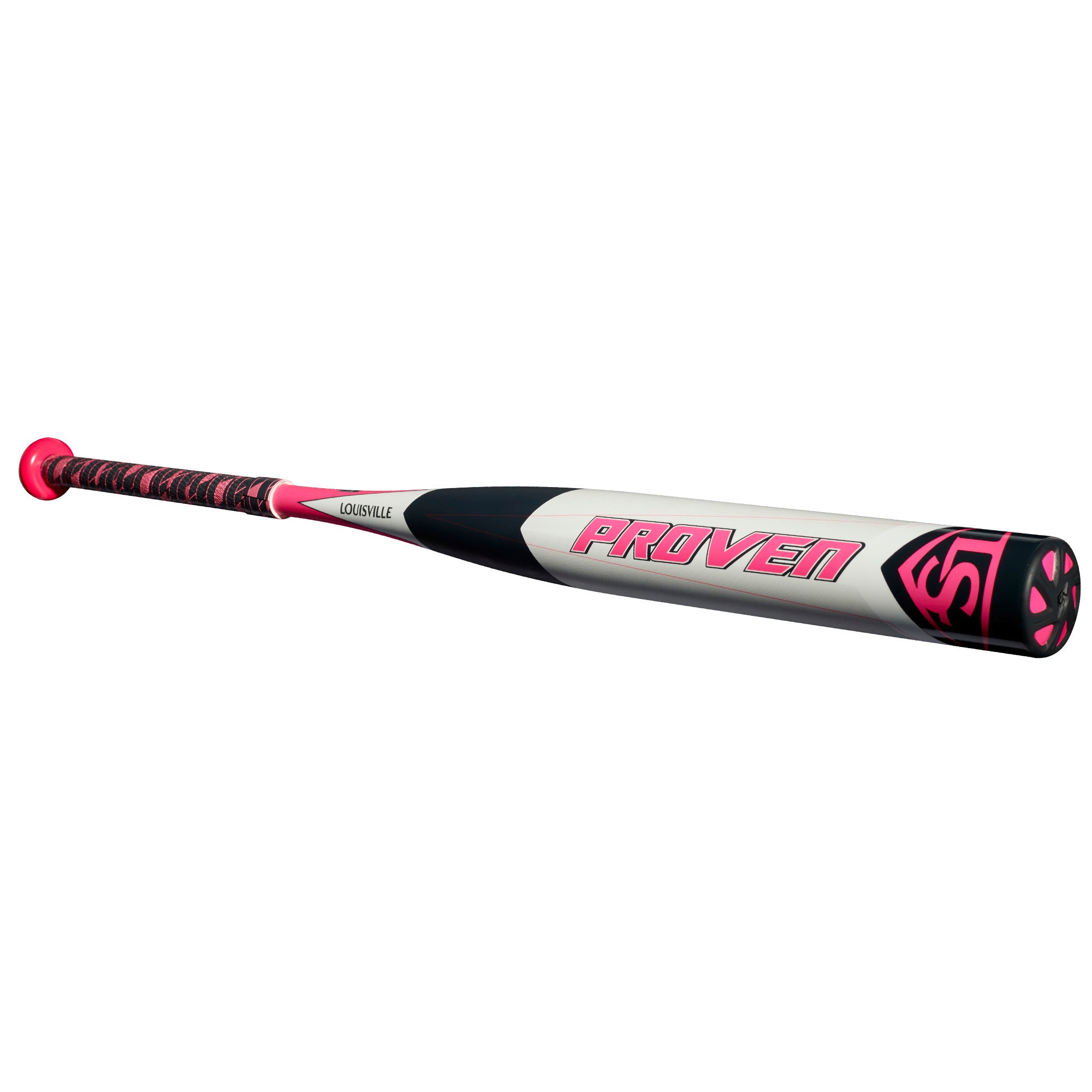 Louisville Slugger 2022 Proven (-13) Fastpitch Bat - White Pink