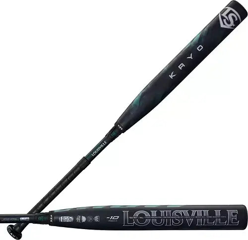 Louisville Slugger Kryo 2025 Fastpitch Bat -10 showcasing advanced composite design for optimal performance and sweet spot.