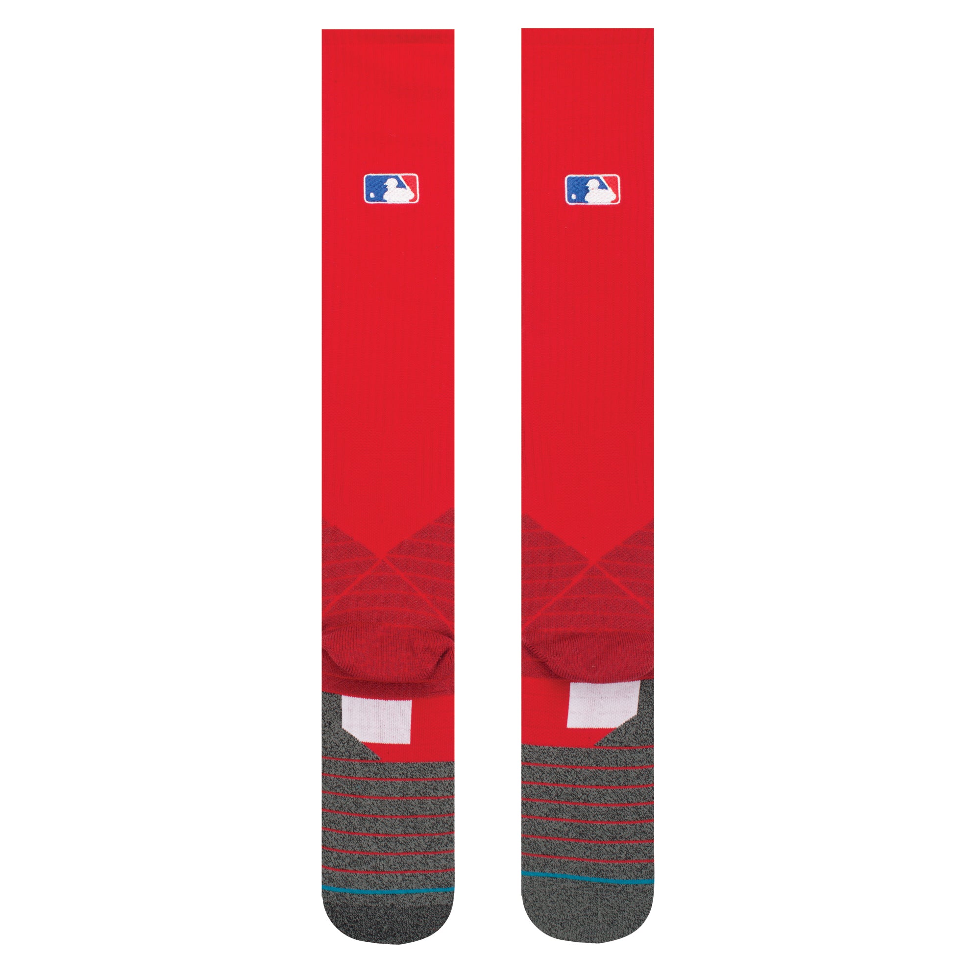 Stance MLB Diamond Pro OTC Socks Red