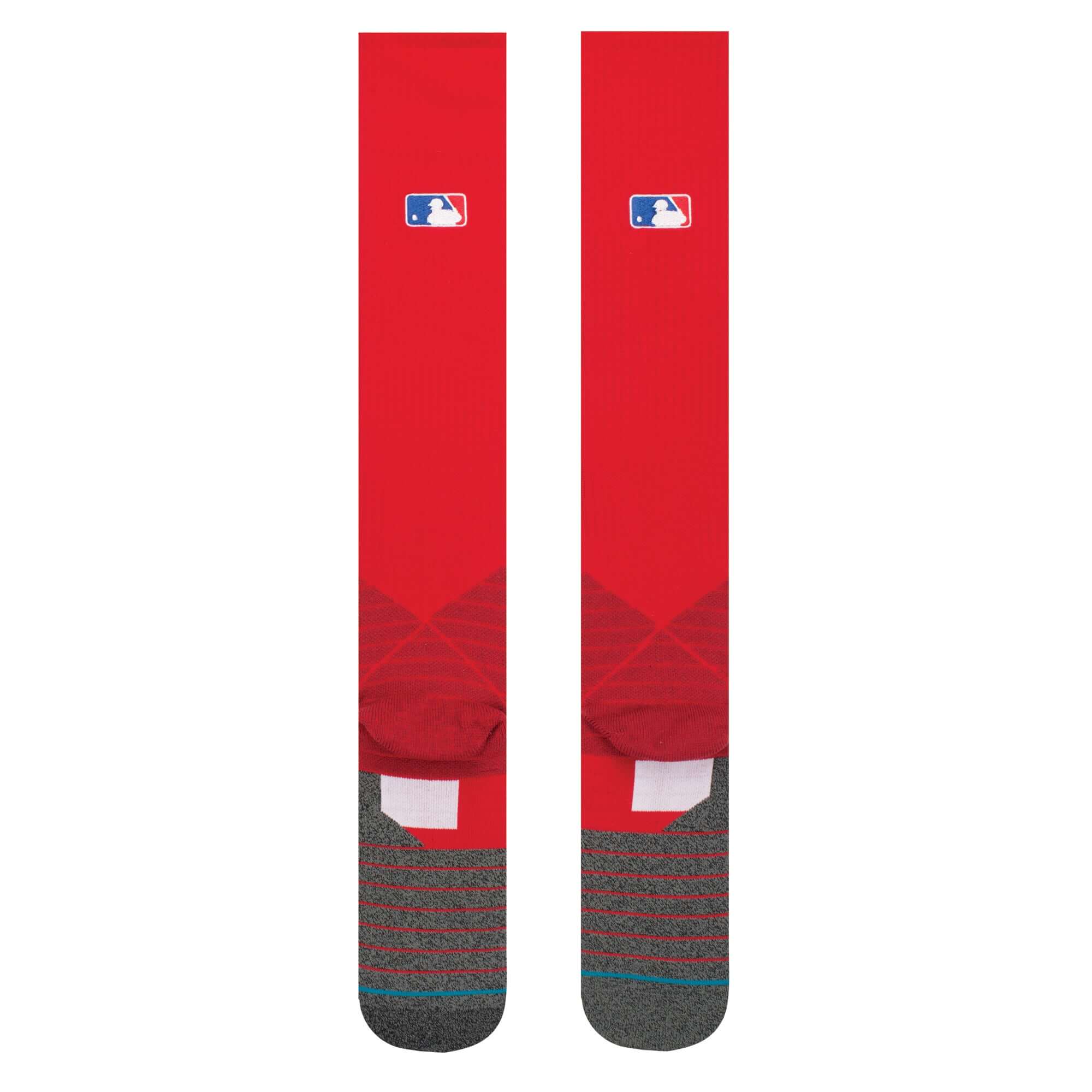 Stance MLB Diamond Pro OTC Socks Red