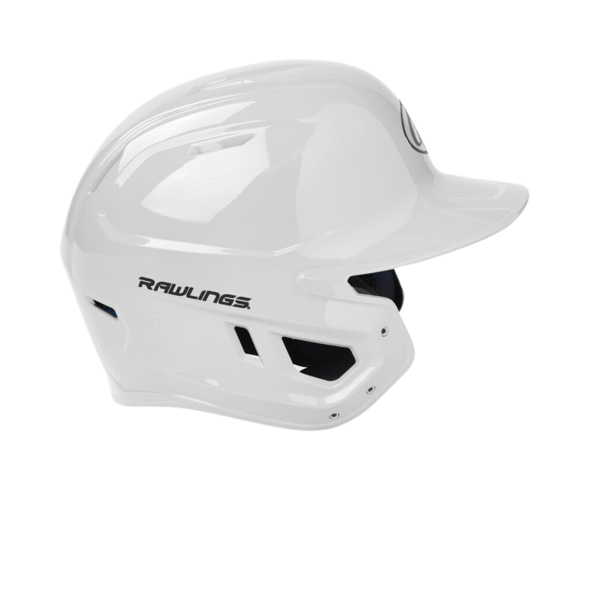 Rawlings Mach Gloss White Senior Helmet