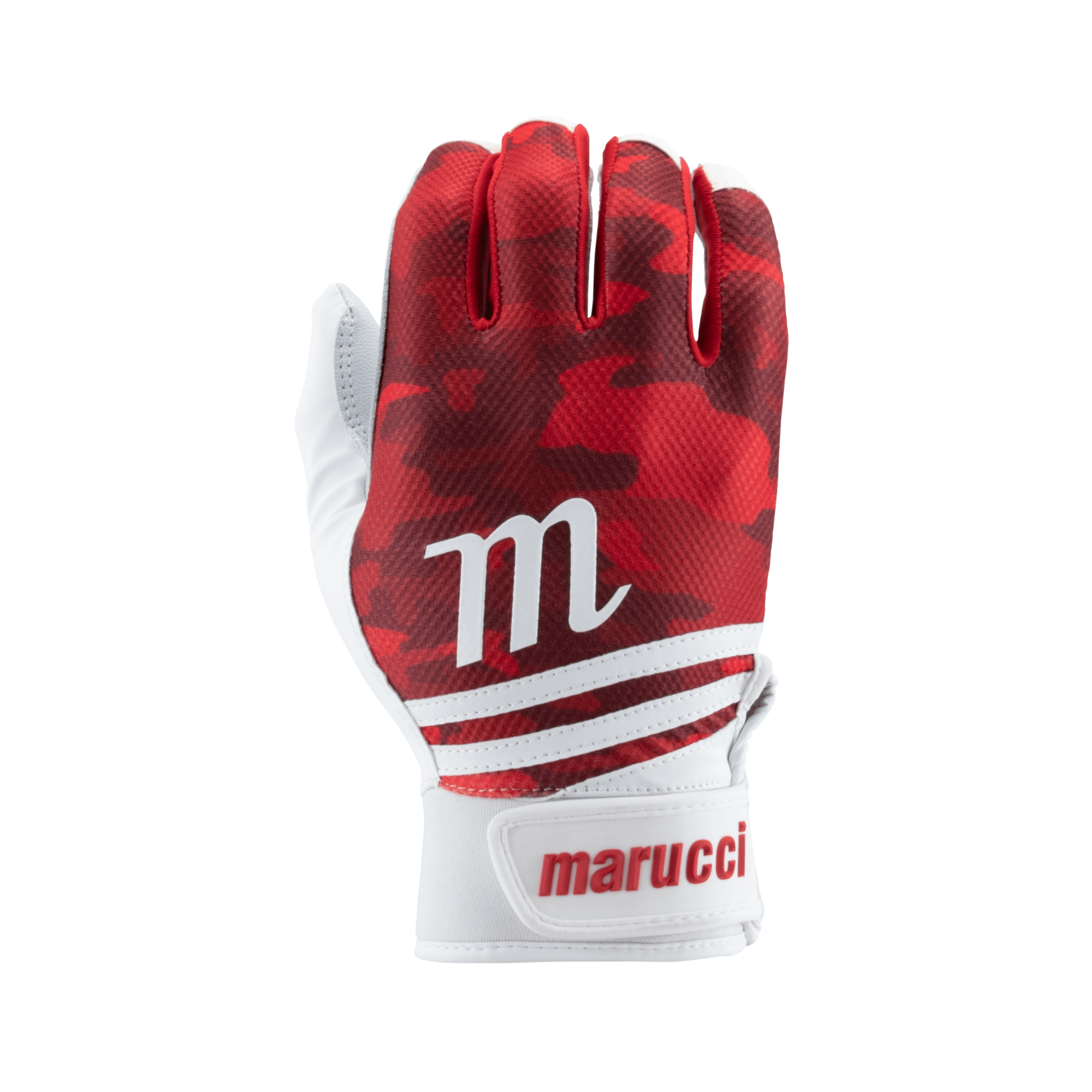 Marucci Crux Batting Gloves Red, Neoprene Cuff for Support and Comfort