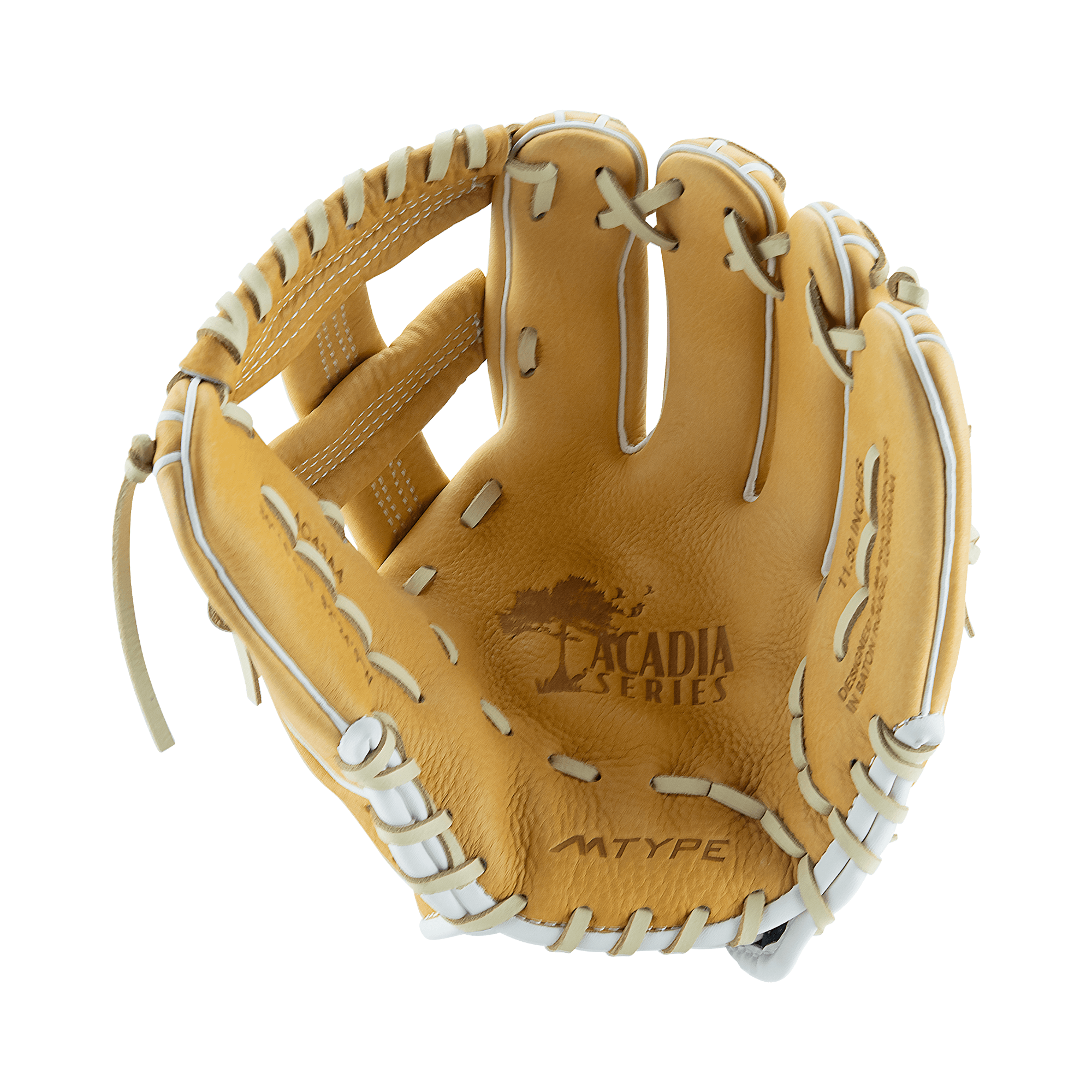 Marucci Acadia M Type V2 11.50-inch glove featuring durable cowhide leather and enhanced comfort design.
