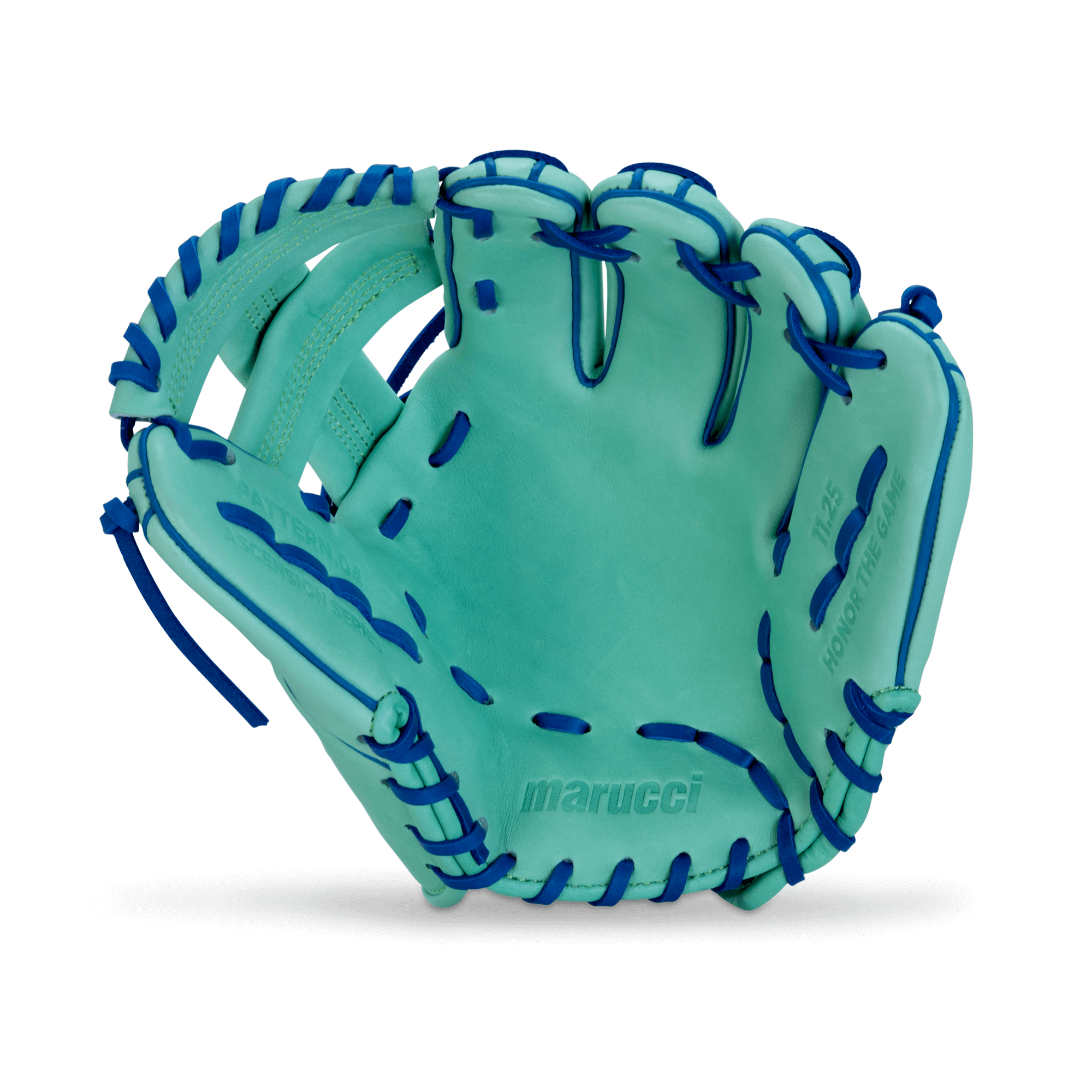 Palm view of Marucci Ascension Series V4 42A4 Baseball Glove with steerhide leather.