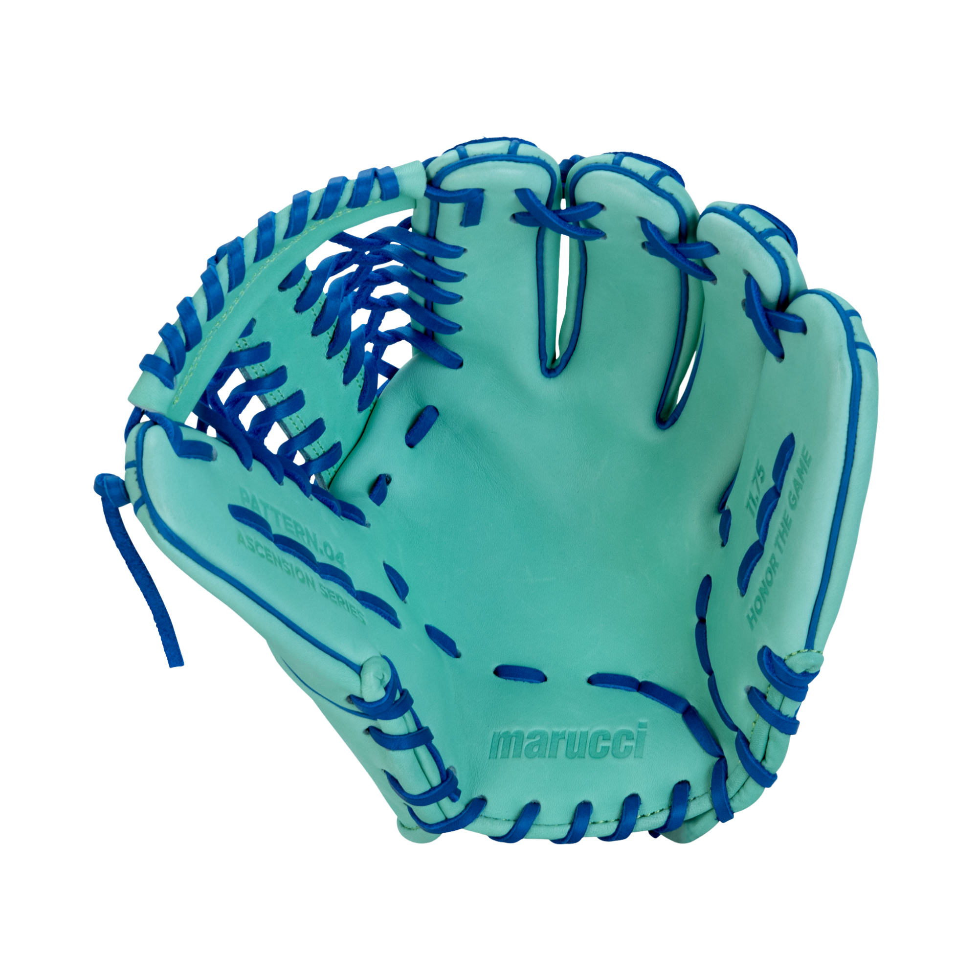 Palm of Marucci Ascension M Type V4 44A6 Baseball Glove 11.75” RHT highlighting smooth cowhide lining and M Type structure.