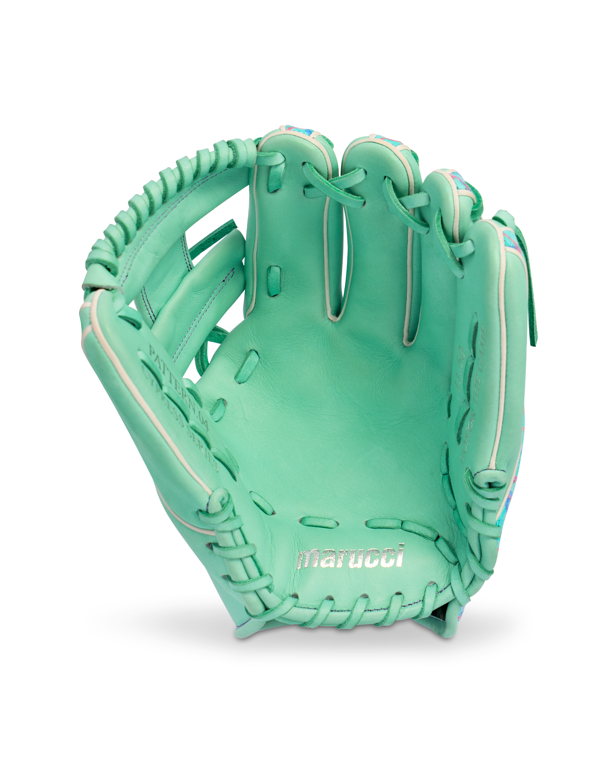 Marucci Lizard Skins Cypress 43A2LS I Web 11.5" Baseball Glove Mint/Coral Camo