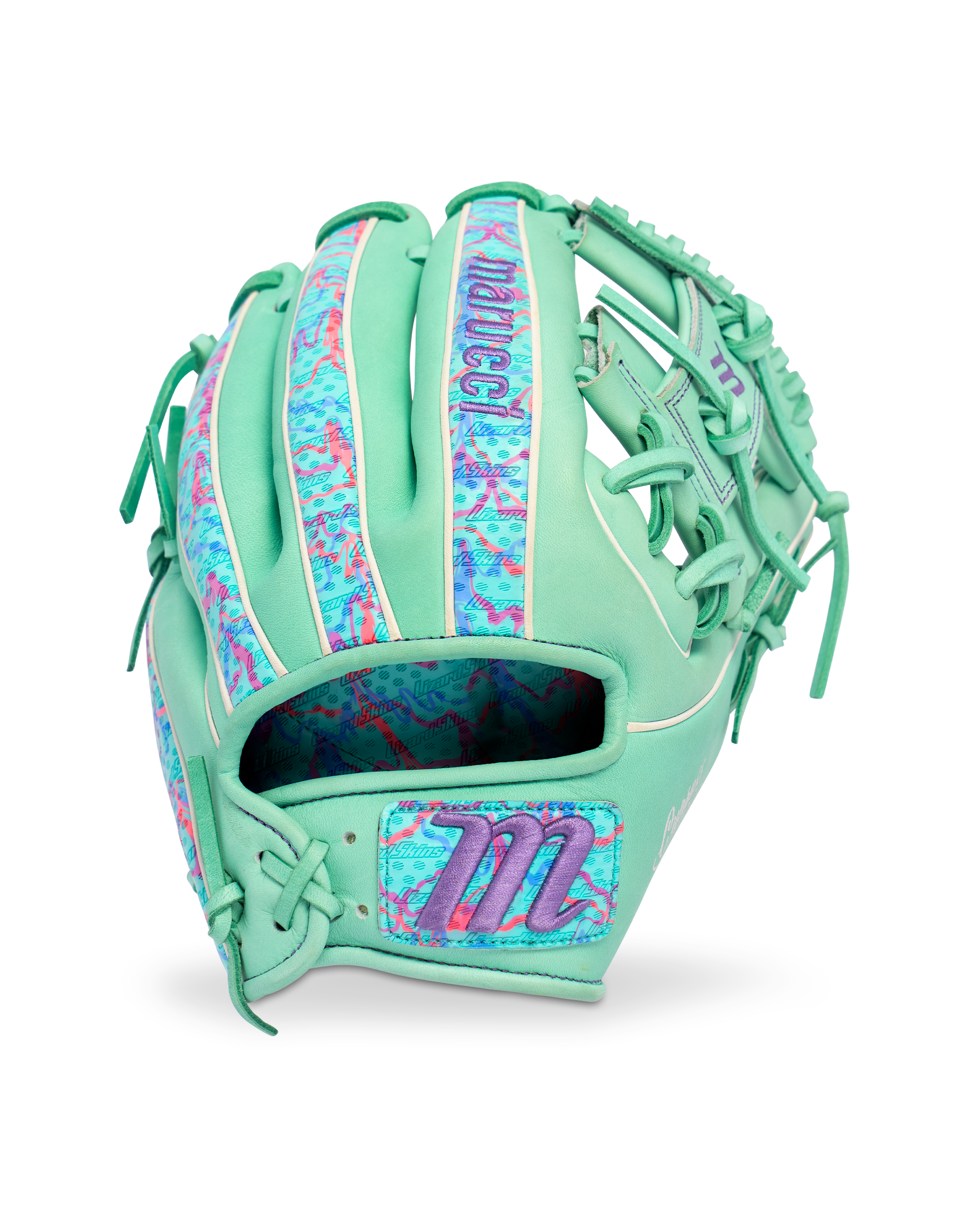 Marucci Lizard Skins Cypress 43A2LS I Web 11.5" Baseball Glove Mint/Coral Camo