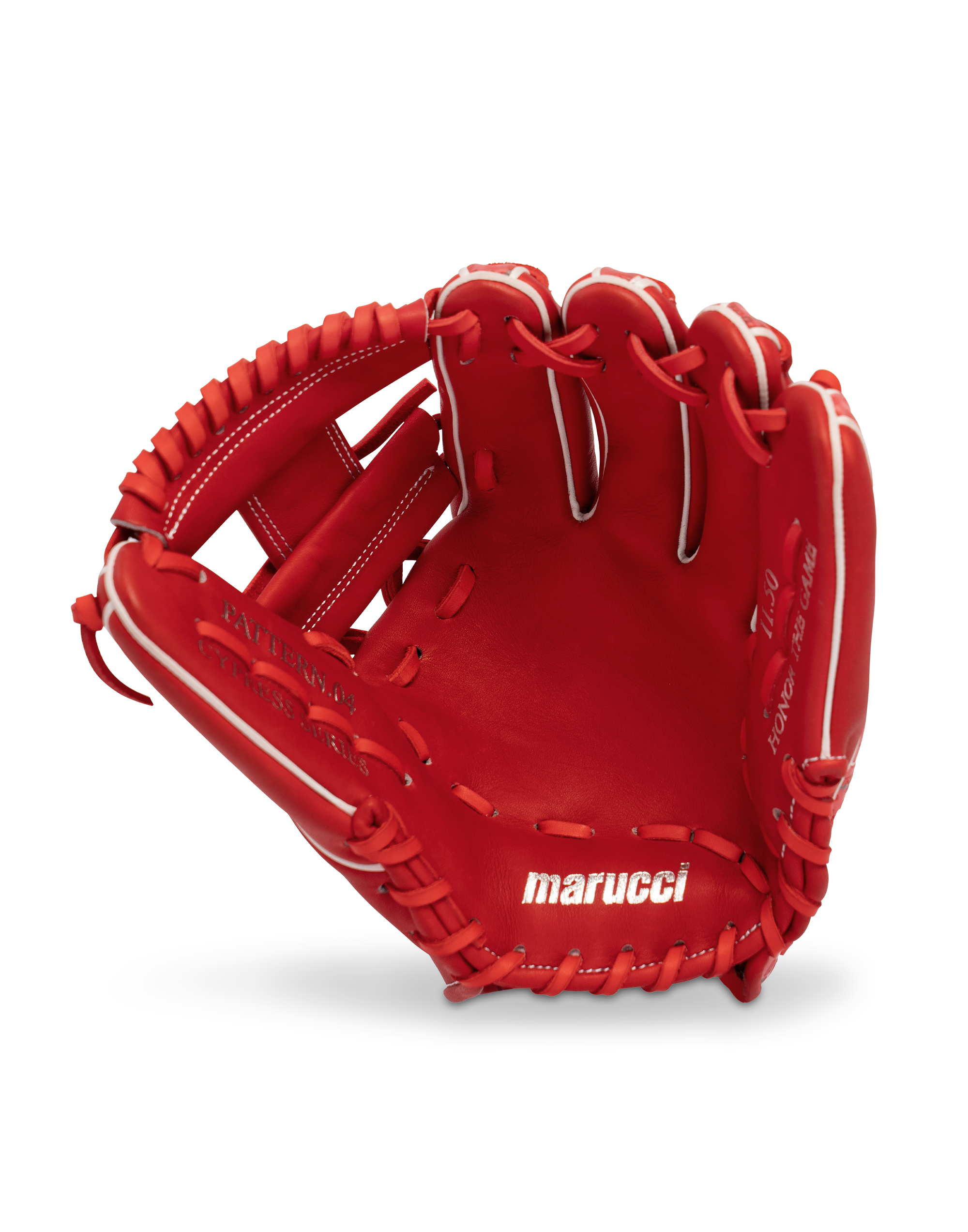 Marucci Lizard Skins Cypress 43A2LS I Web 11.5" Baseball Glove Web Red/Scarlet Camo