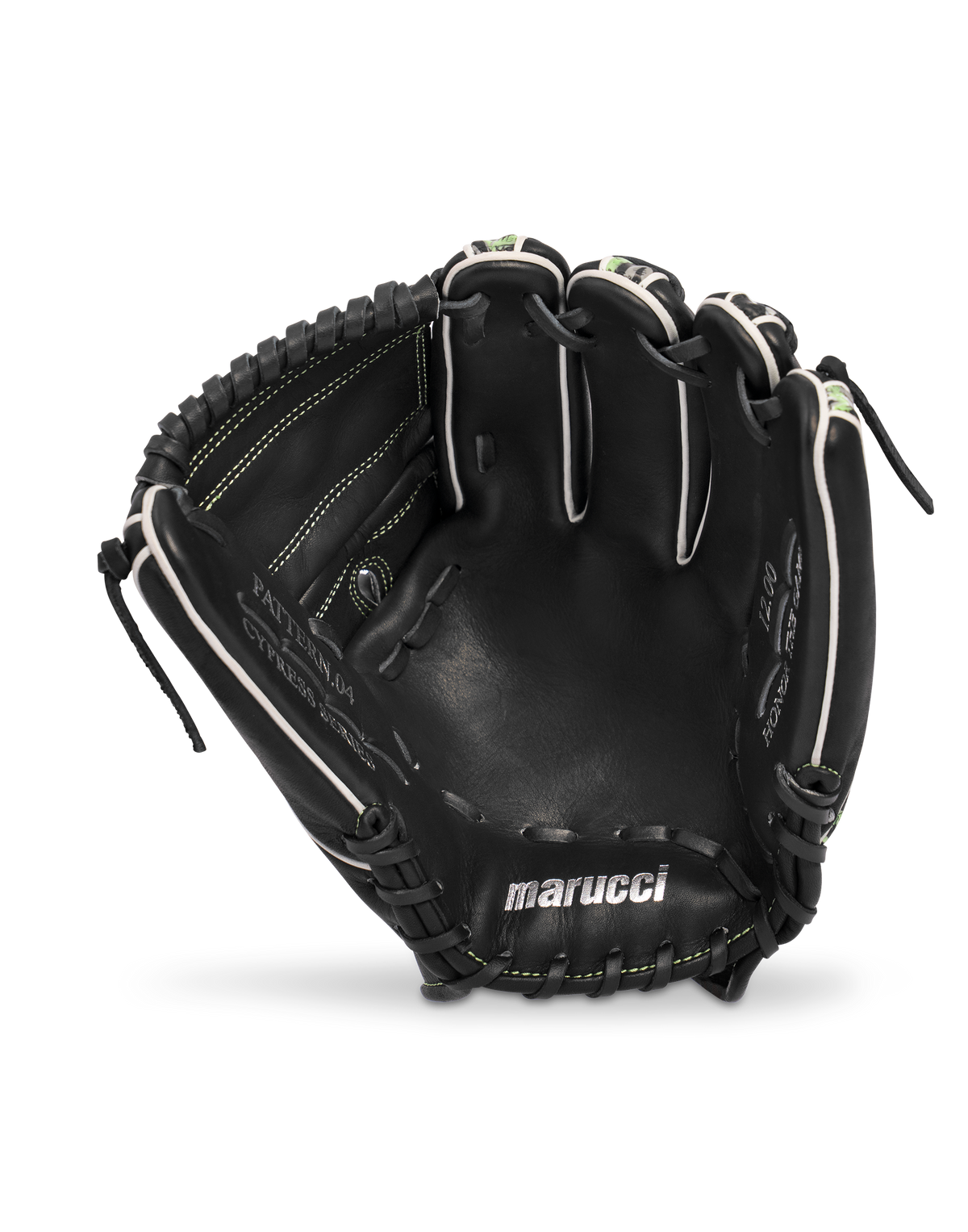 Marucci Lizard Skins Cypress 45K2LS Two Piece Web 12" Baseball Glove Black/Goblin Camo