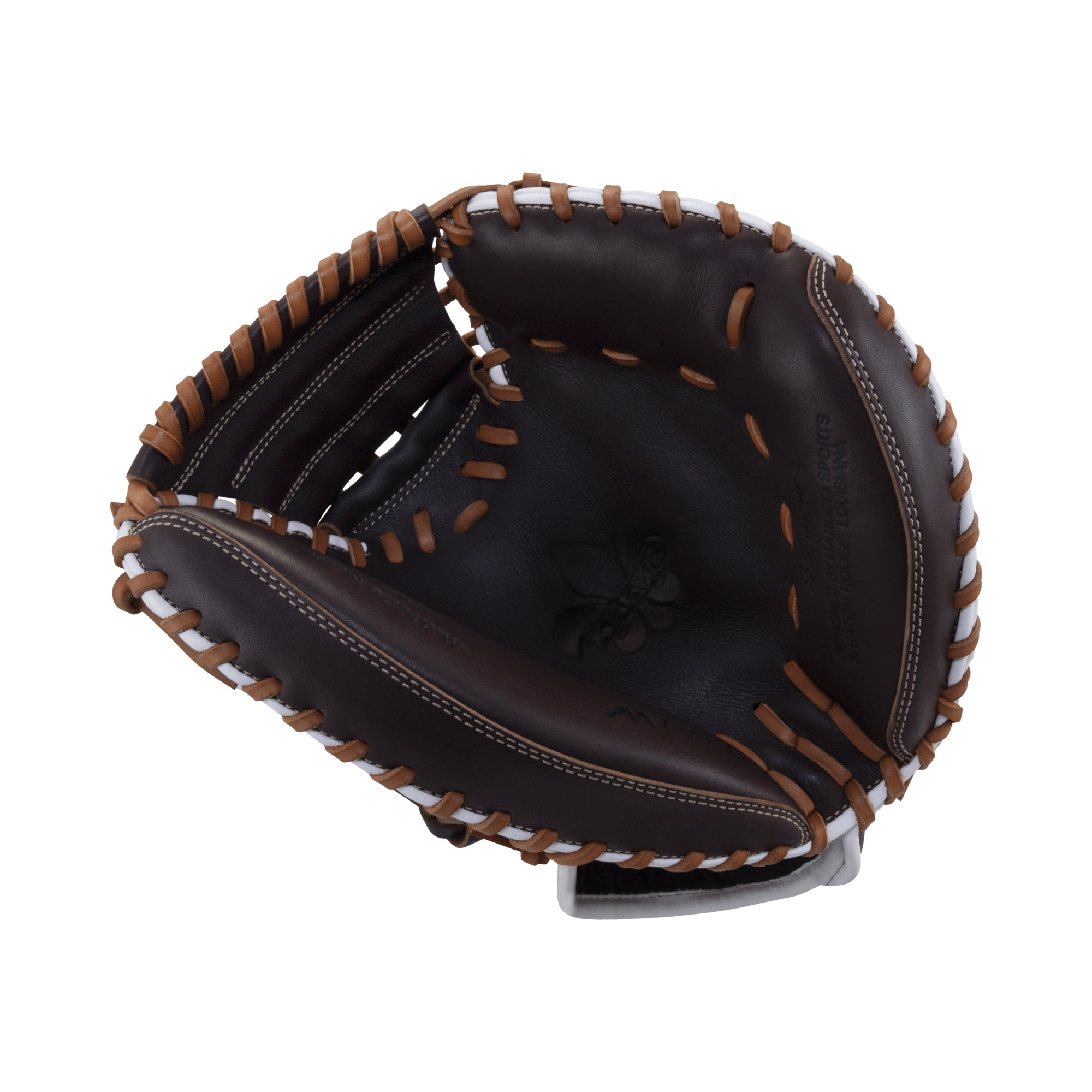 Marucci Krewe M Type 220C1 Catchers Mitt 32 inch LHT, integrated thumb and pinky sleeves for comfort