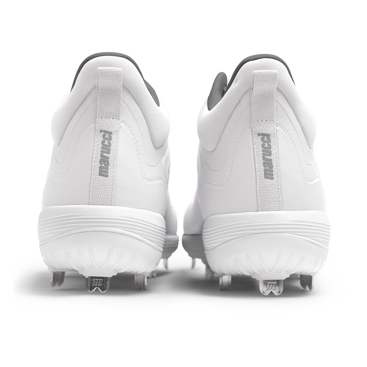 Marucci CFT Mid Metal Baseball Cleats - White