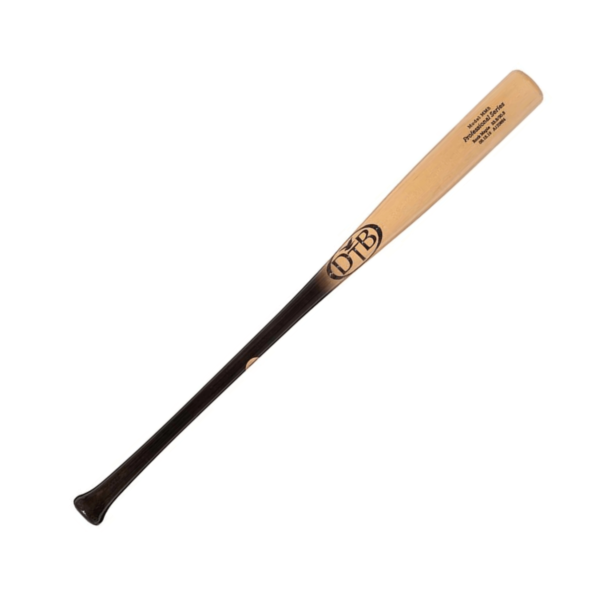 Dove Tail MM8 32” baseball bat used by Mike Moustakas, featuring i13 type knob and balanced barrel transition.