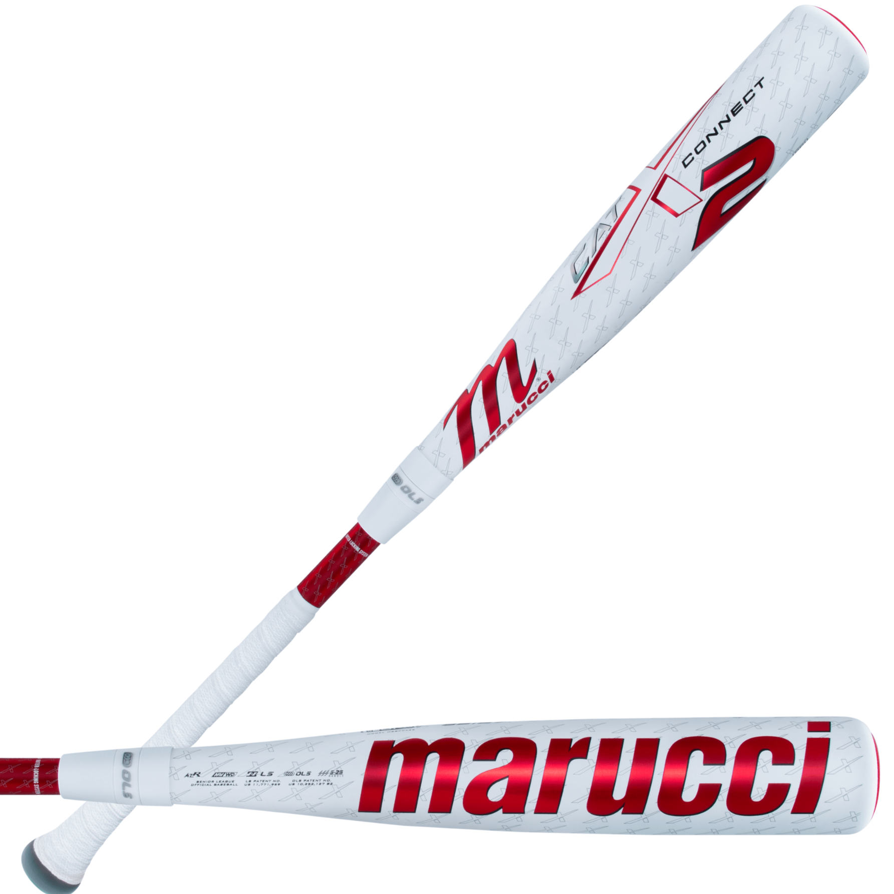 Marucci CATX2 Connect Senior League (-10) bat showcasing premium design and patented anti-vibration technology.