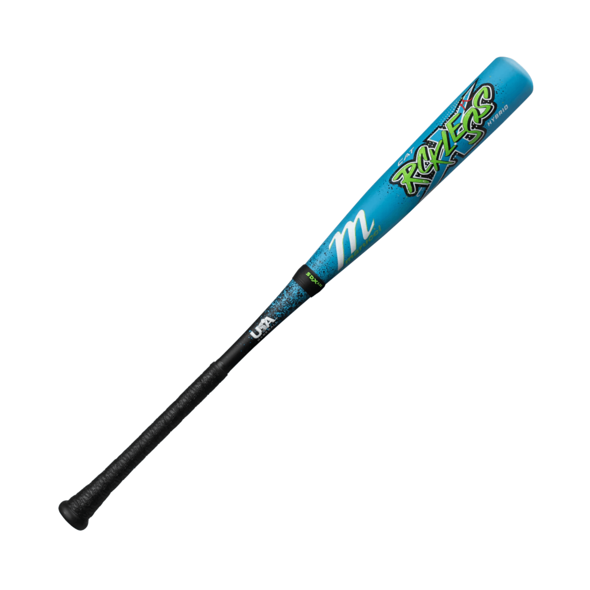 Marucci CAT X RCKLESS Hybrid Senior (-5) USA Baseball Bat designed for power, speed, and control.