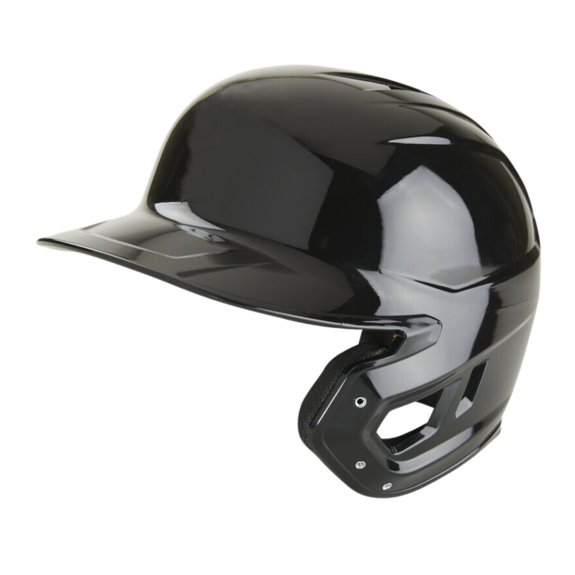 Rawlings Mach Single Ear Right Handed Batting Helmet Gloss BlacK