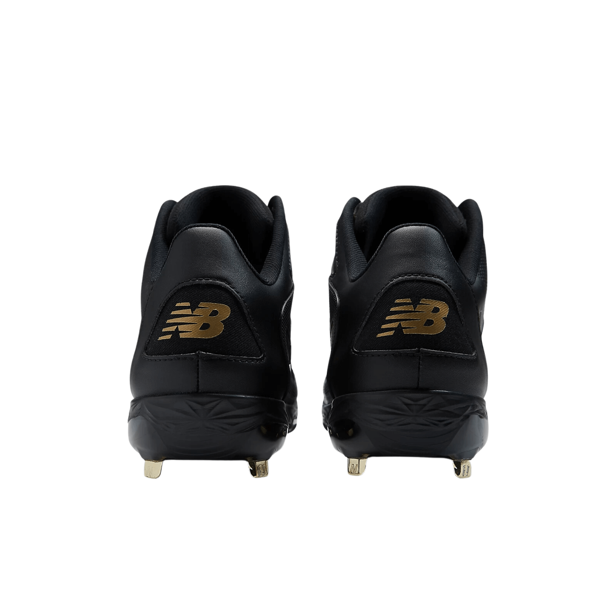 white and gold new balance baseball cleats