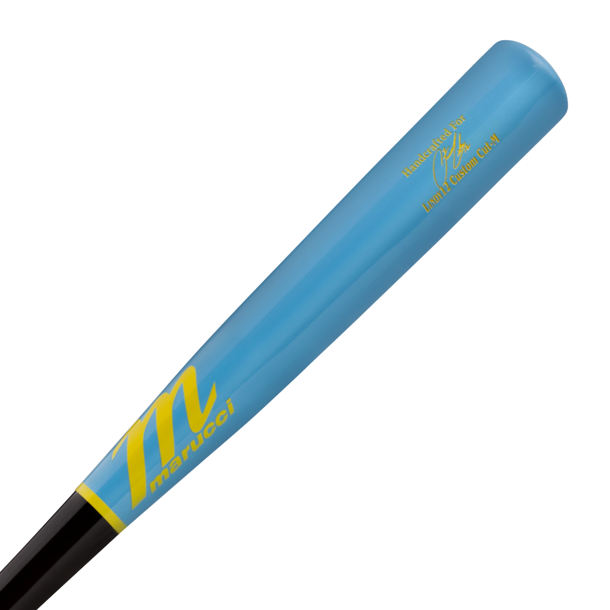 Marucci Lindy12 Pro Model Eclipse/Baby Blue Wood Baseball Bat