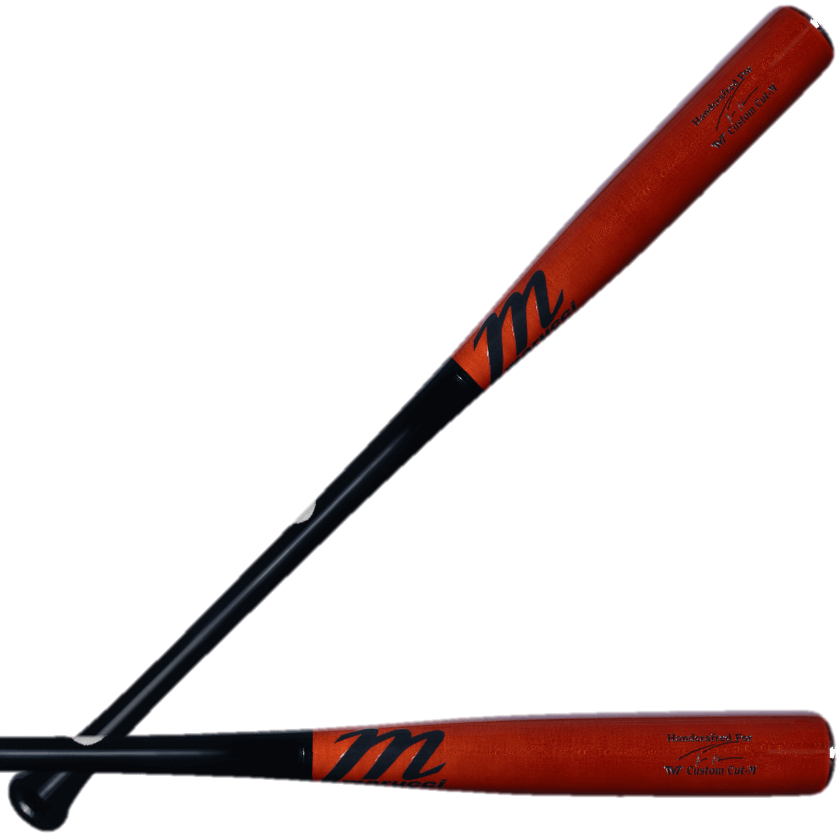 Marucci TVT Pro Exclusive bat in black and burnt orange, designed for contact hitters and enhanced control.