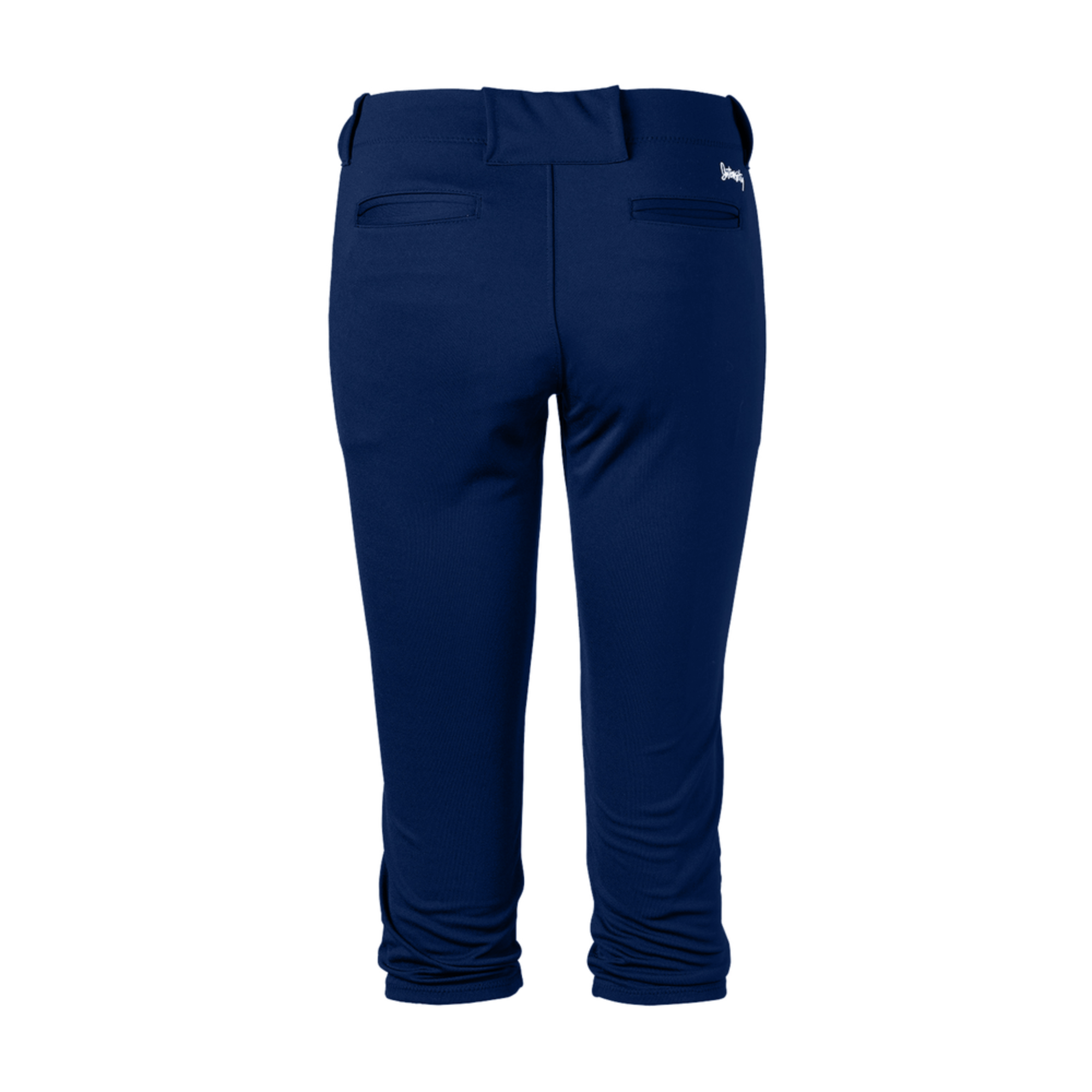 Intensity Women's Home Run Loop Pant in Navy, featuring back welt pockets and branded elastic waistband.