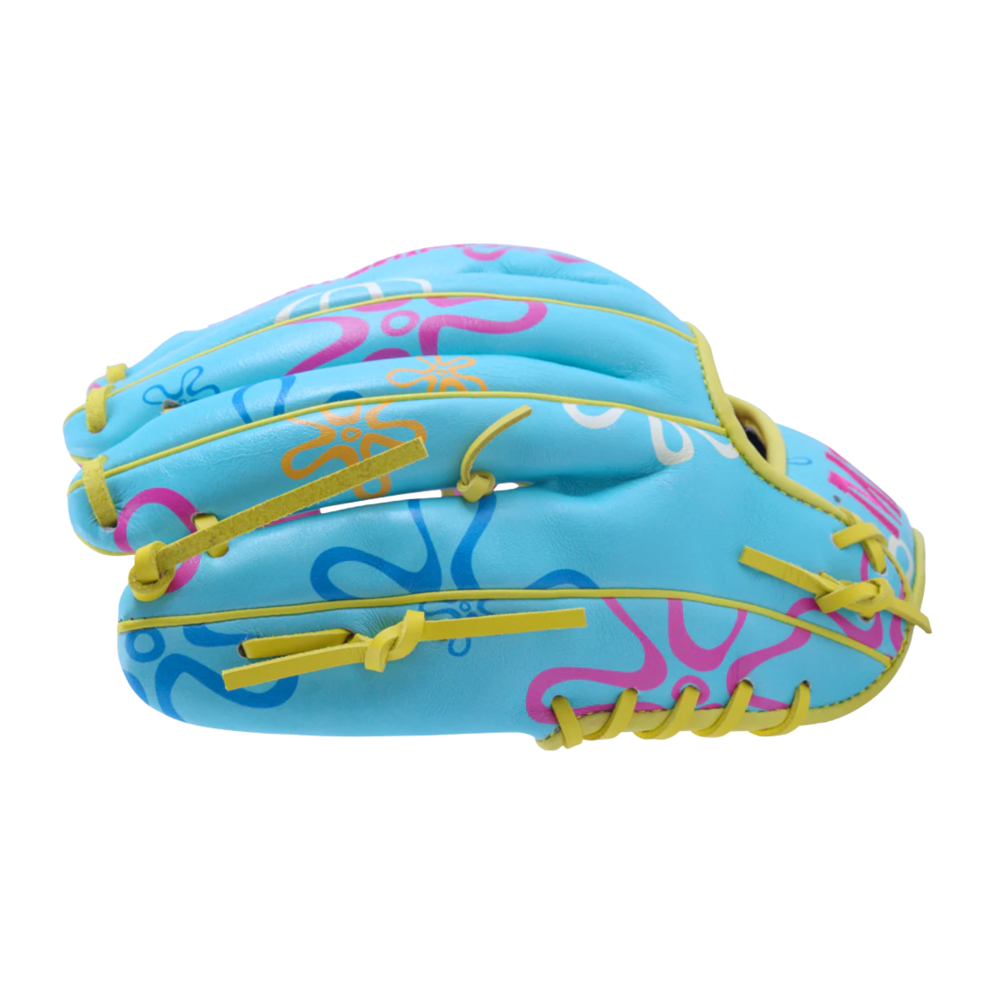 Marucci Nightshift Robert Sponge 11.75" I-Web glove finger detail highlighting M Type fit system.