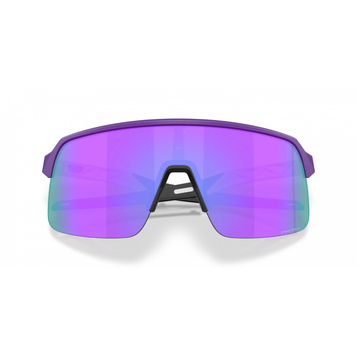 Oakley Sutro Lite Matte Electric Purple Prizm Violet sunglasses with sport styling and performance optics for athletes.