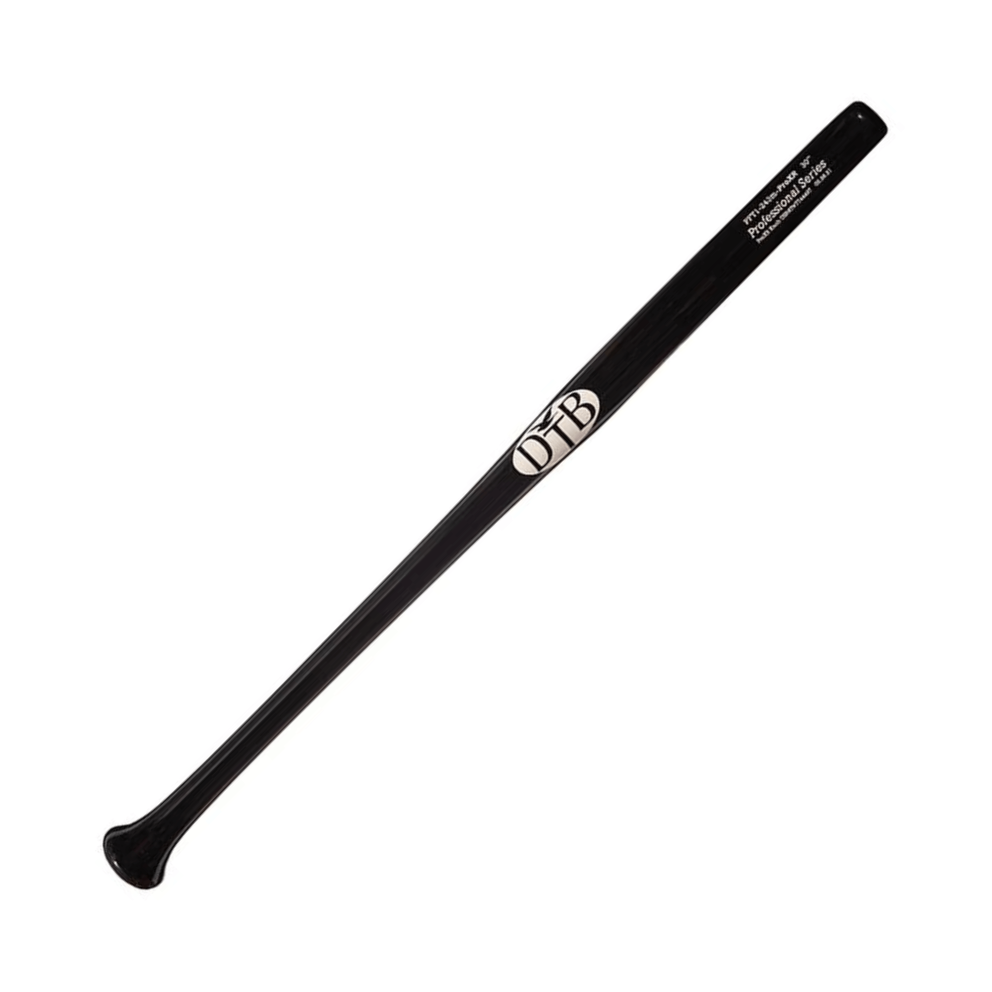Dove Tail Proxy Flat Bat Trainer in black with ergonomic ProXR knob and granite grip finish. Ideal for precision swinging.
