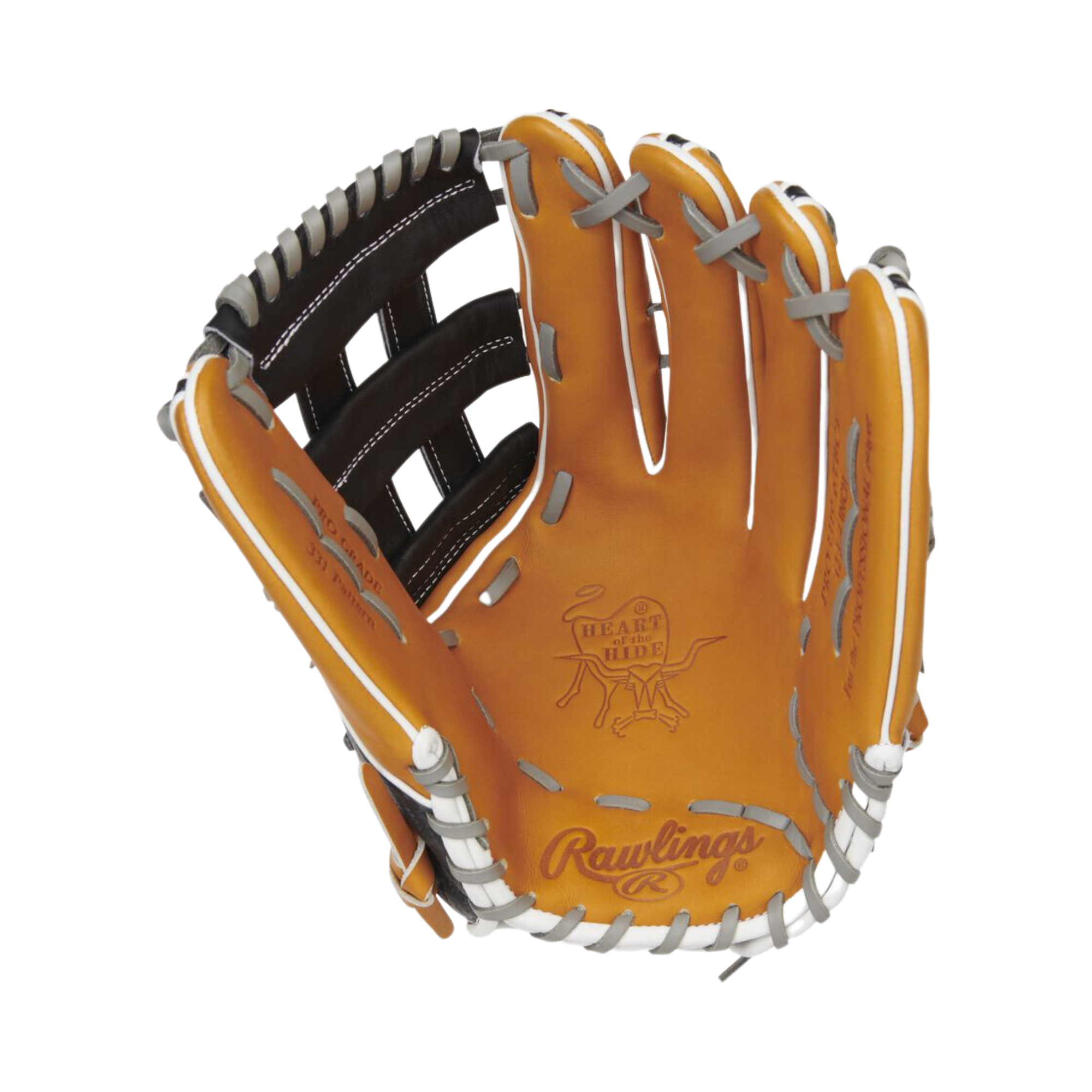 Rawlings Heart of the Hide Hyper Shell Series Outfield Glove Pro H Web RHT 12.75"