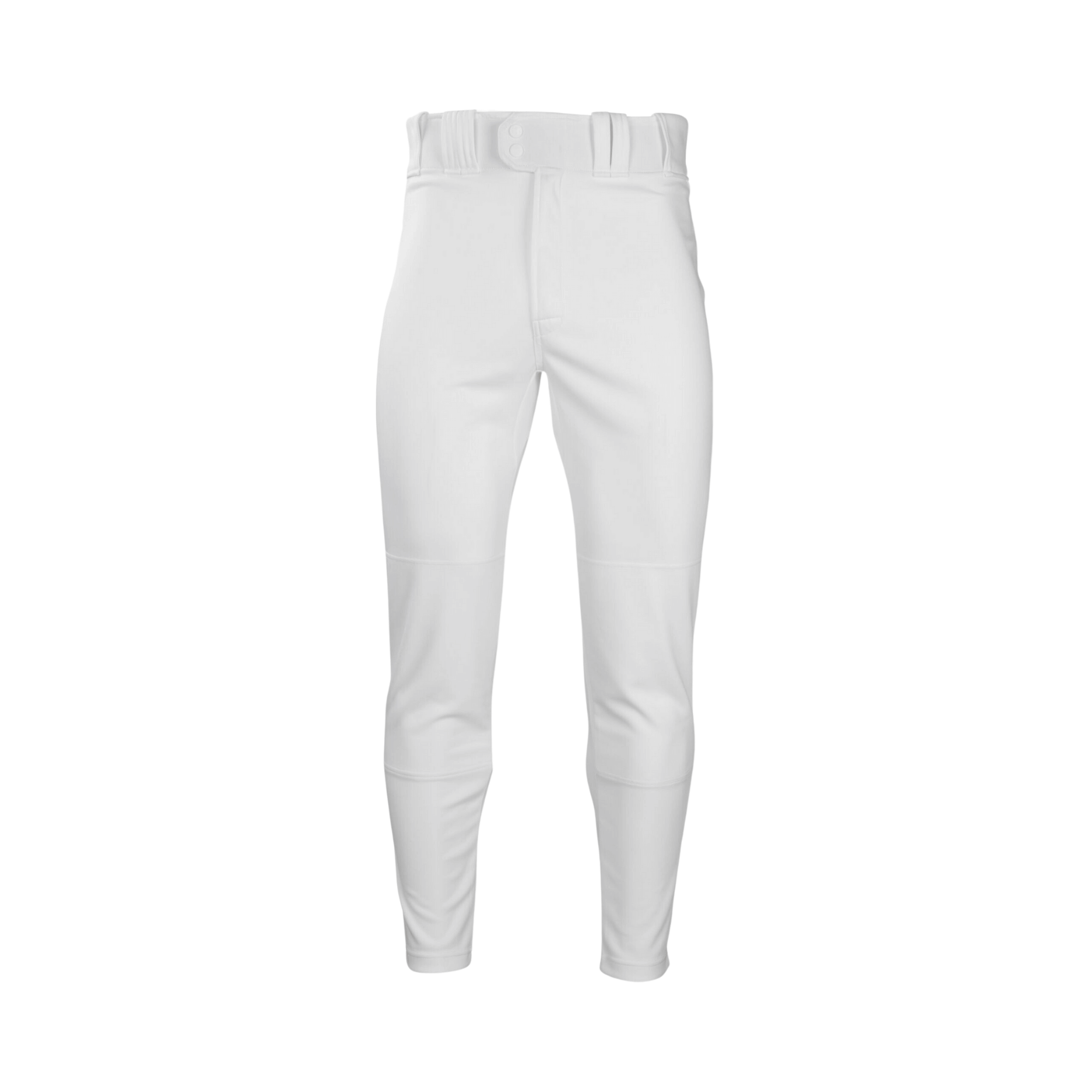 Rawlings Adult 150 Jogger Fit Pant in white, designed for comfort and durability in baseball games.
