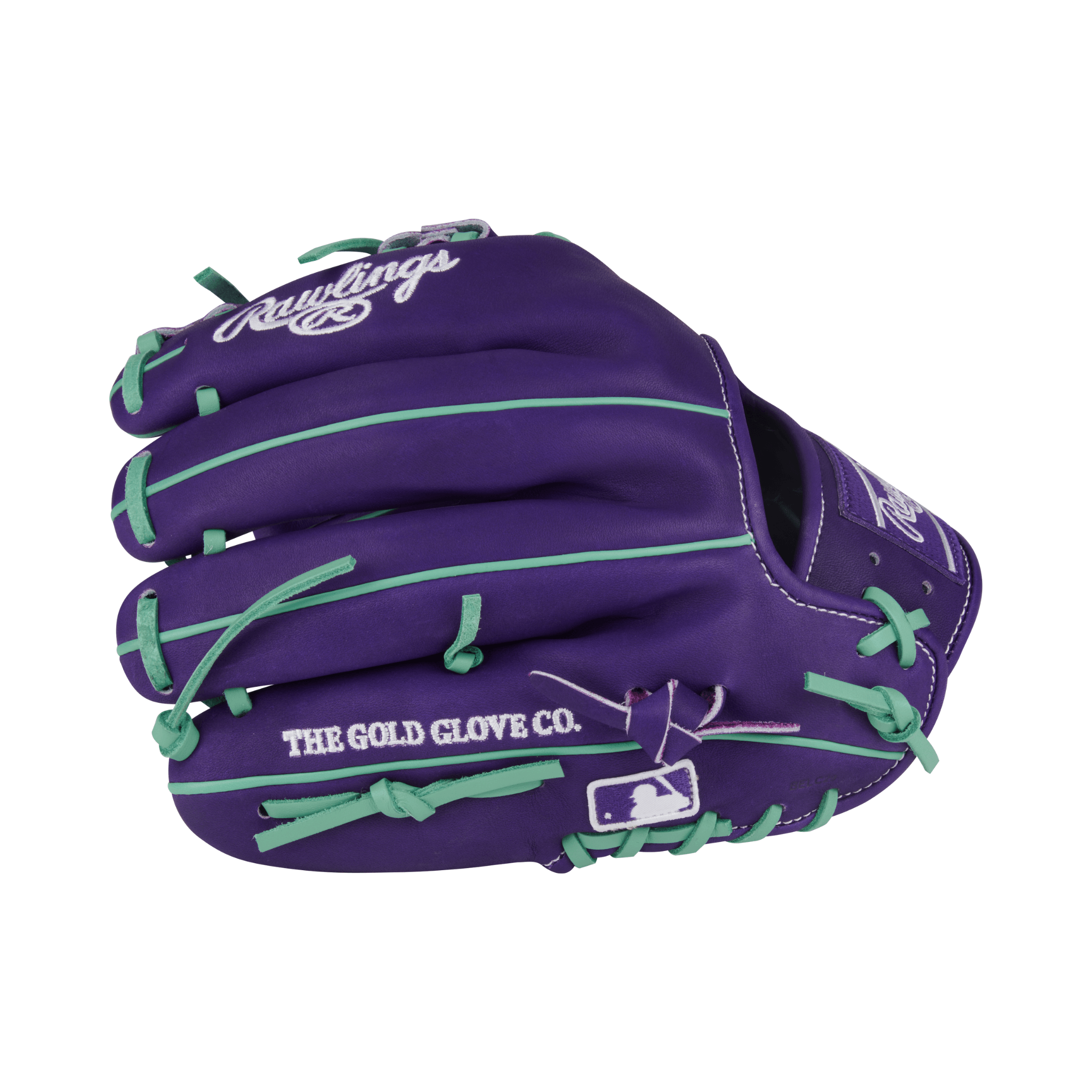 Finger detail of Rawlings REV1X 11.5" Glove featuring Mint accents and Pro I Web