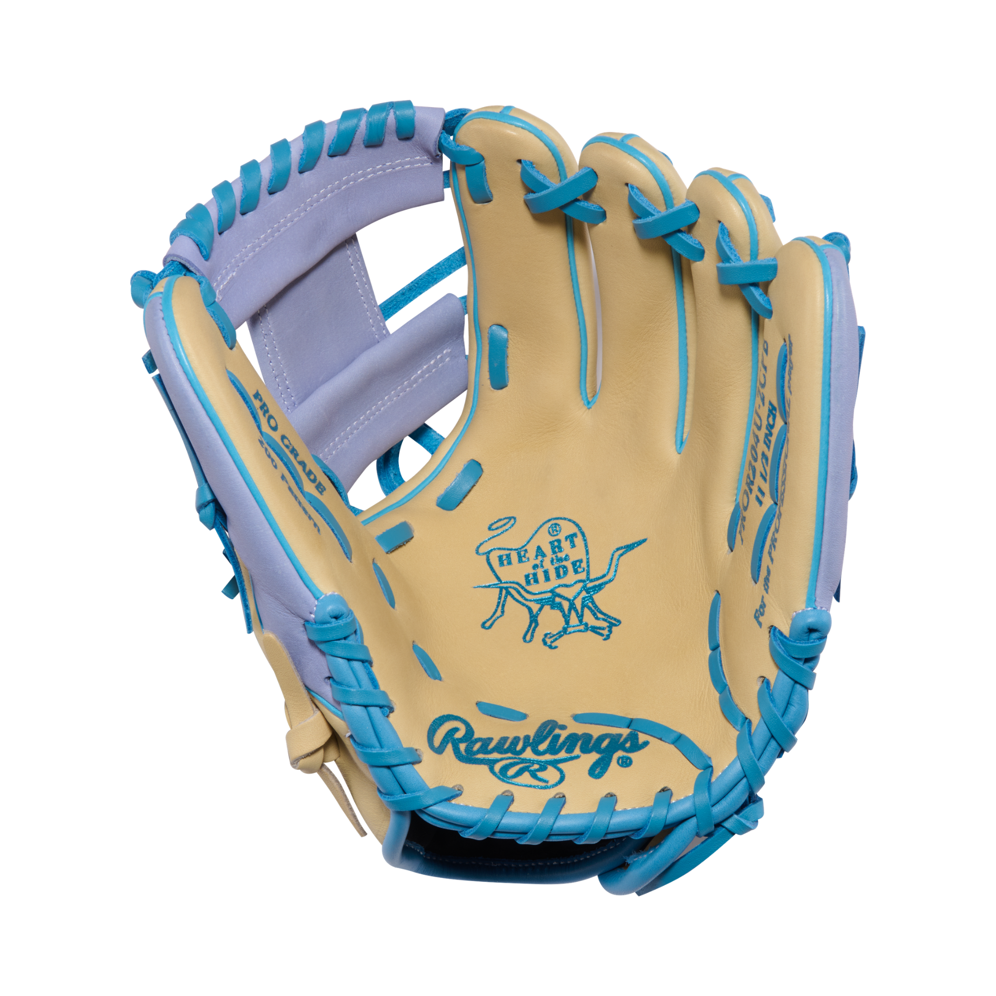 Rawlings Heart of the Hide Infield Glove 11.5-Inch Steerhide Mitt – Palm View
