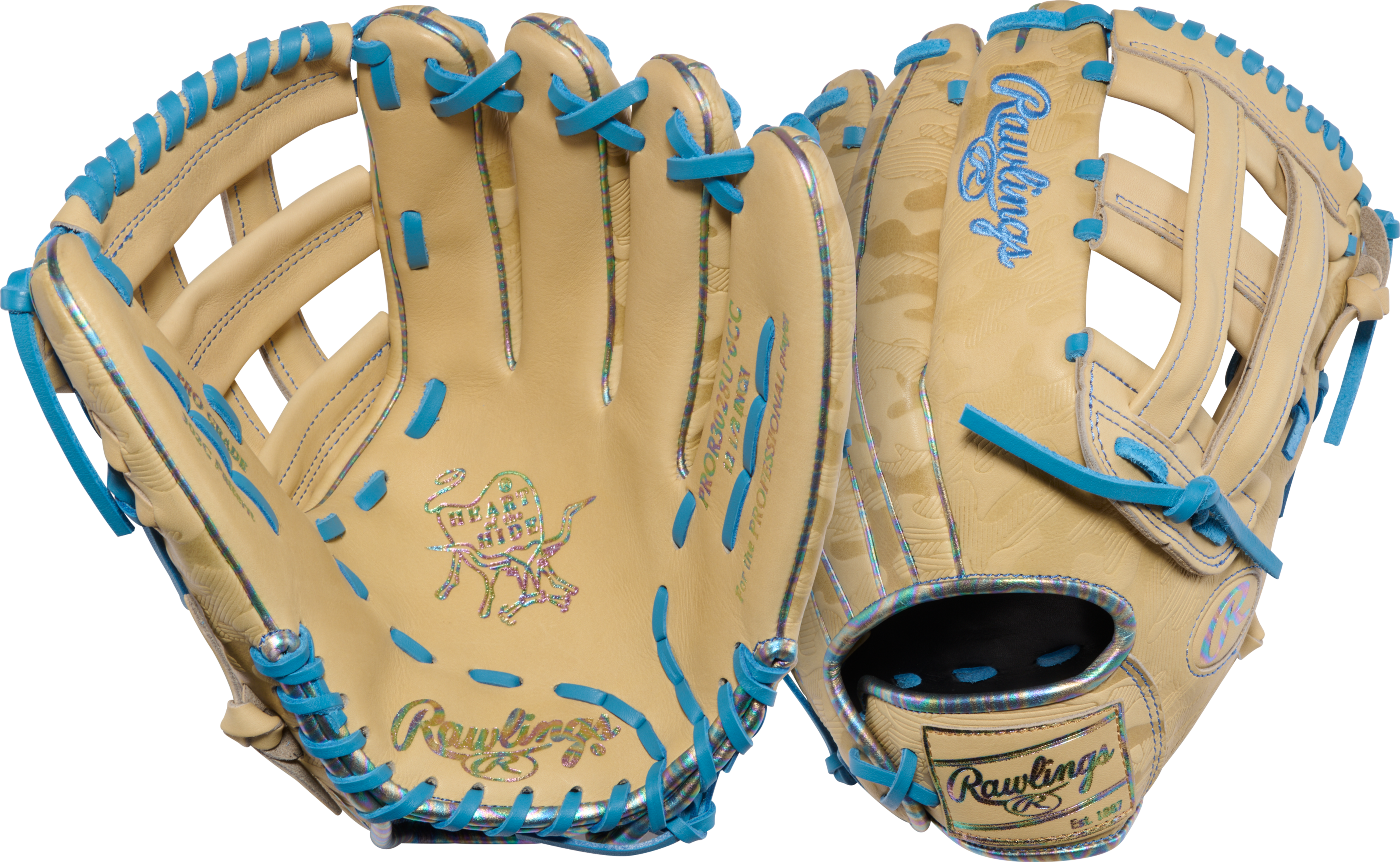 Rawlings Heart of the Hide 12.5" Outfield Baseball Glove LHT
