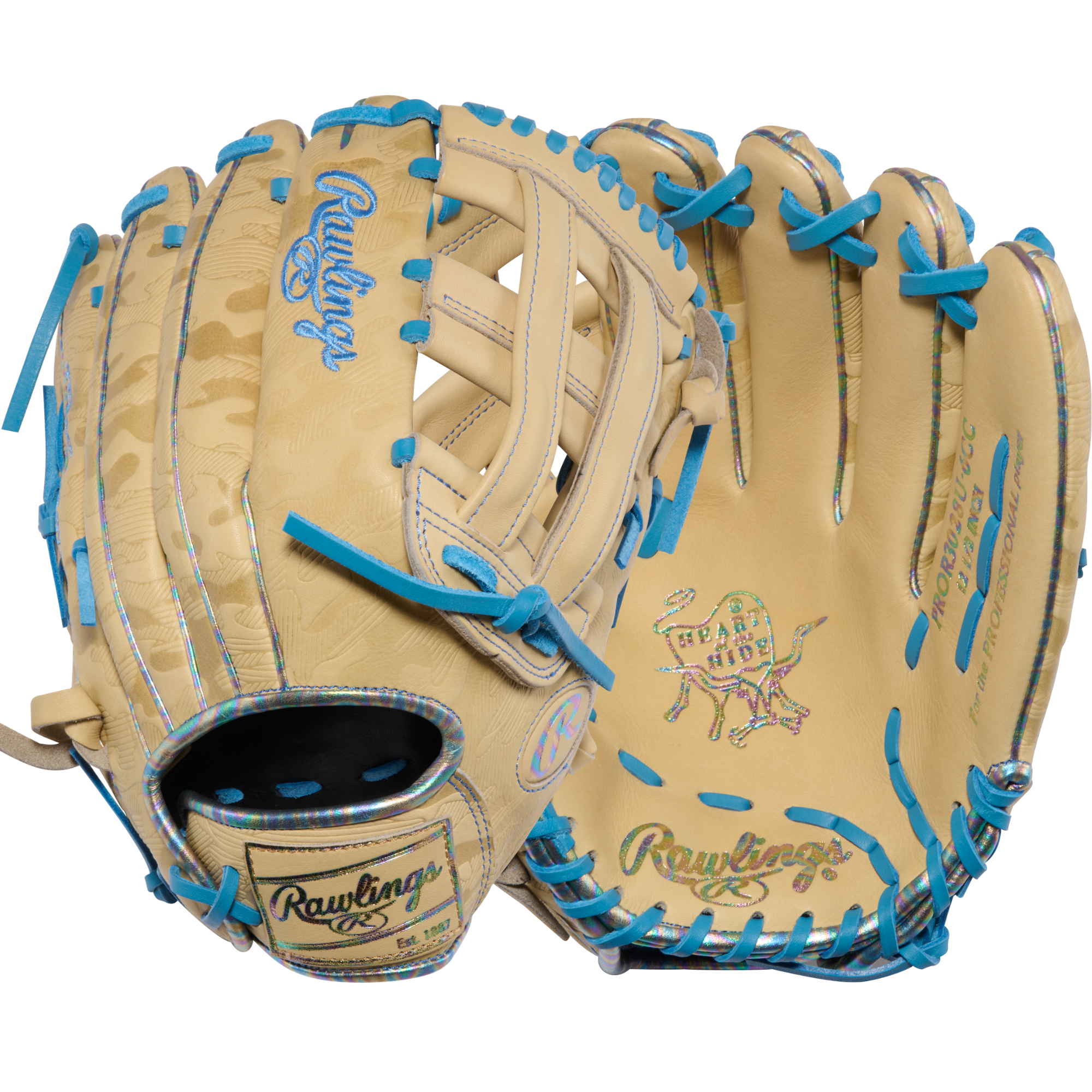 Rawlings Heart of the Hide 12.5" Outfield Baseball Glove LHT