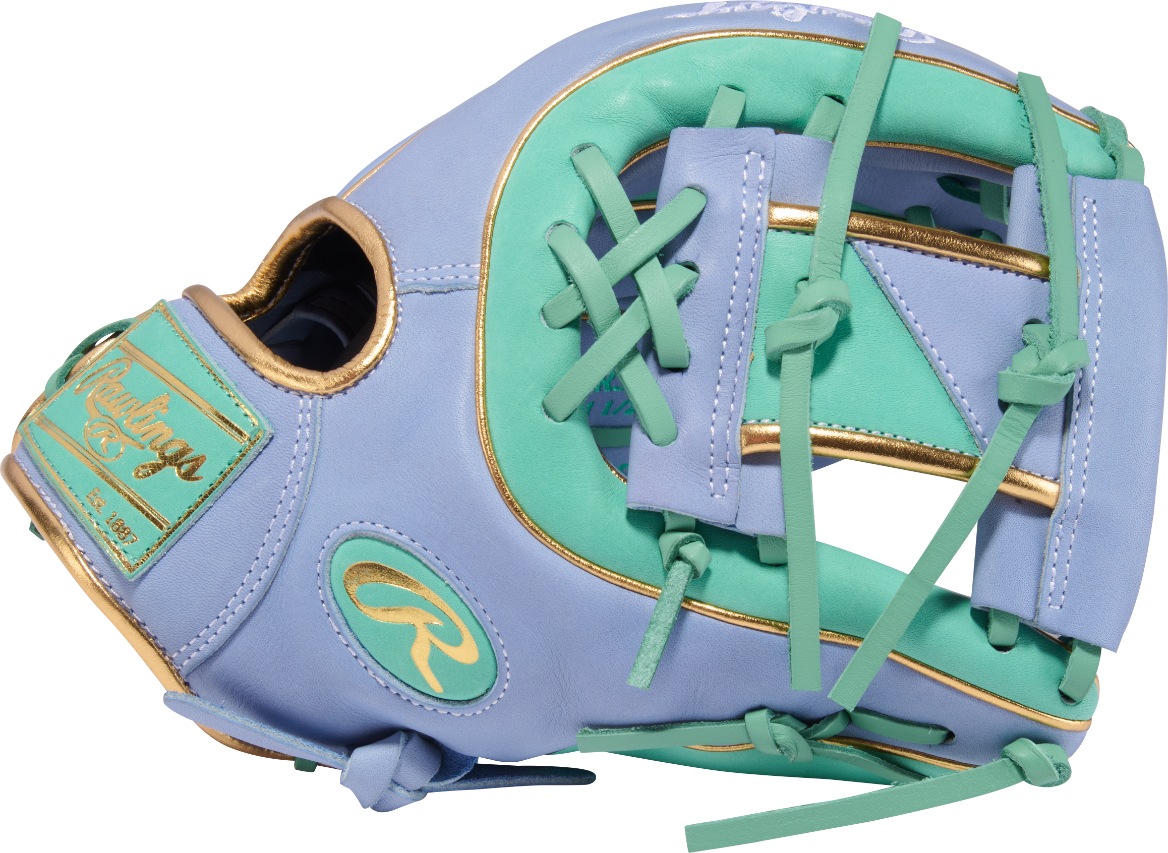 Rawlings Heart of the Hide Infield Glove Steerhide Leather Mitt – Thumb View